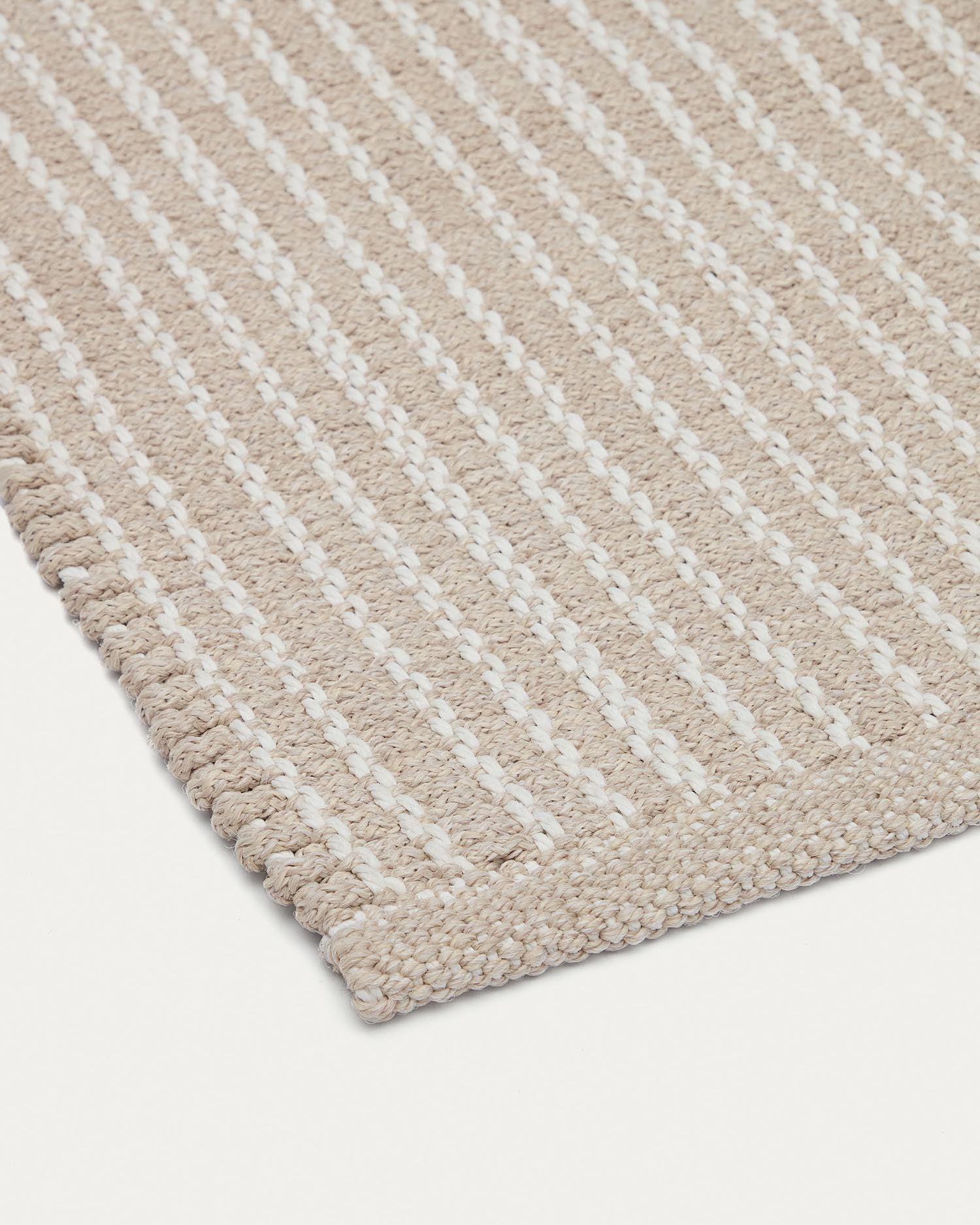 Canyet Teppich beige 160x230 cm: Stilvoller Outdoor-Teppich, langlebig und pflegeleicht, perfekt für Balkon und Garten. Setzen Sie Akzente!