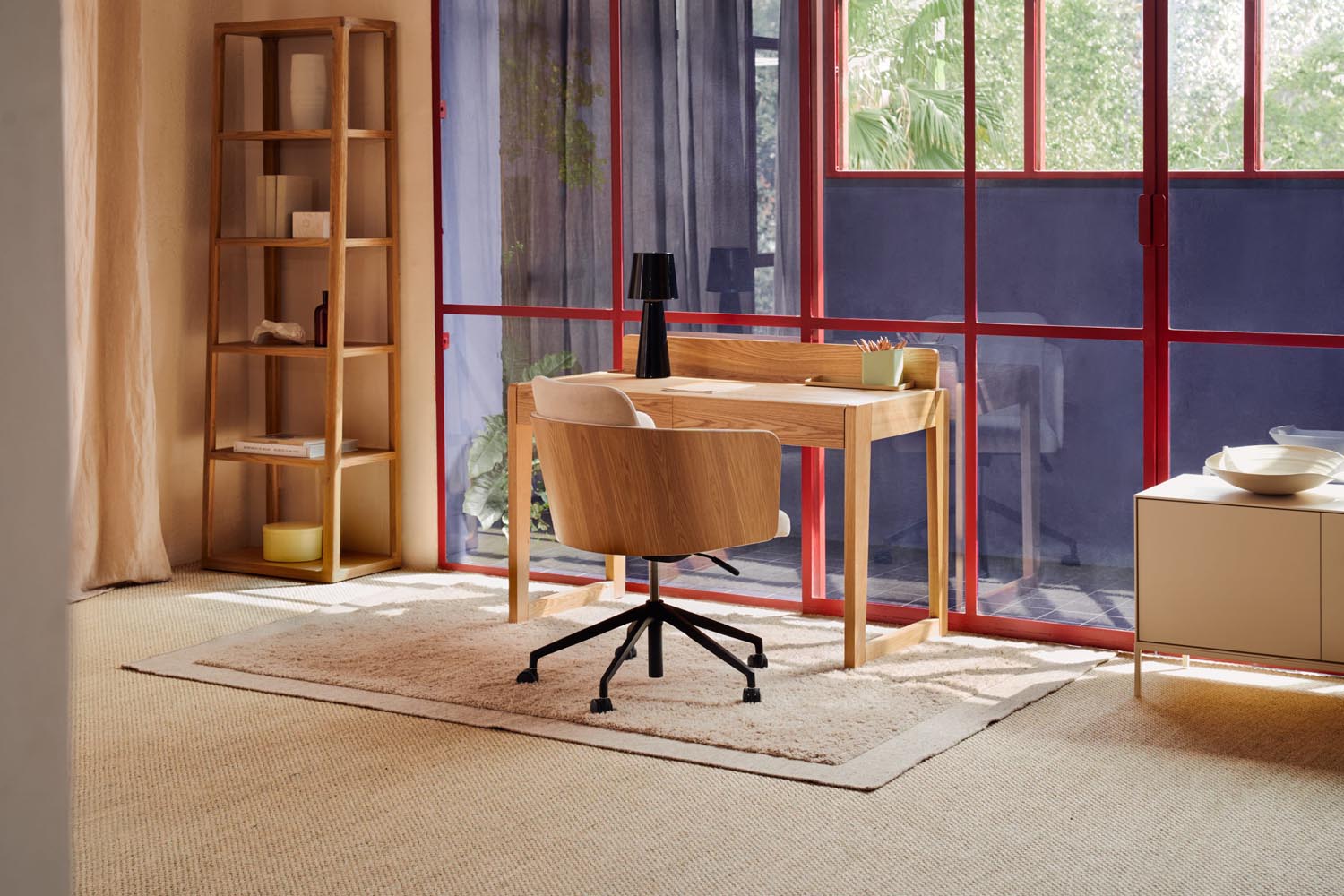 Eleganter Wollteppich Marely in Beige, 160x230 cm, von Kave Home. Ideal für stilvolle und gemütliche Wohnräume.