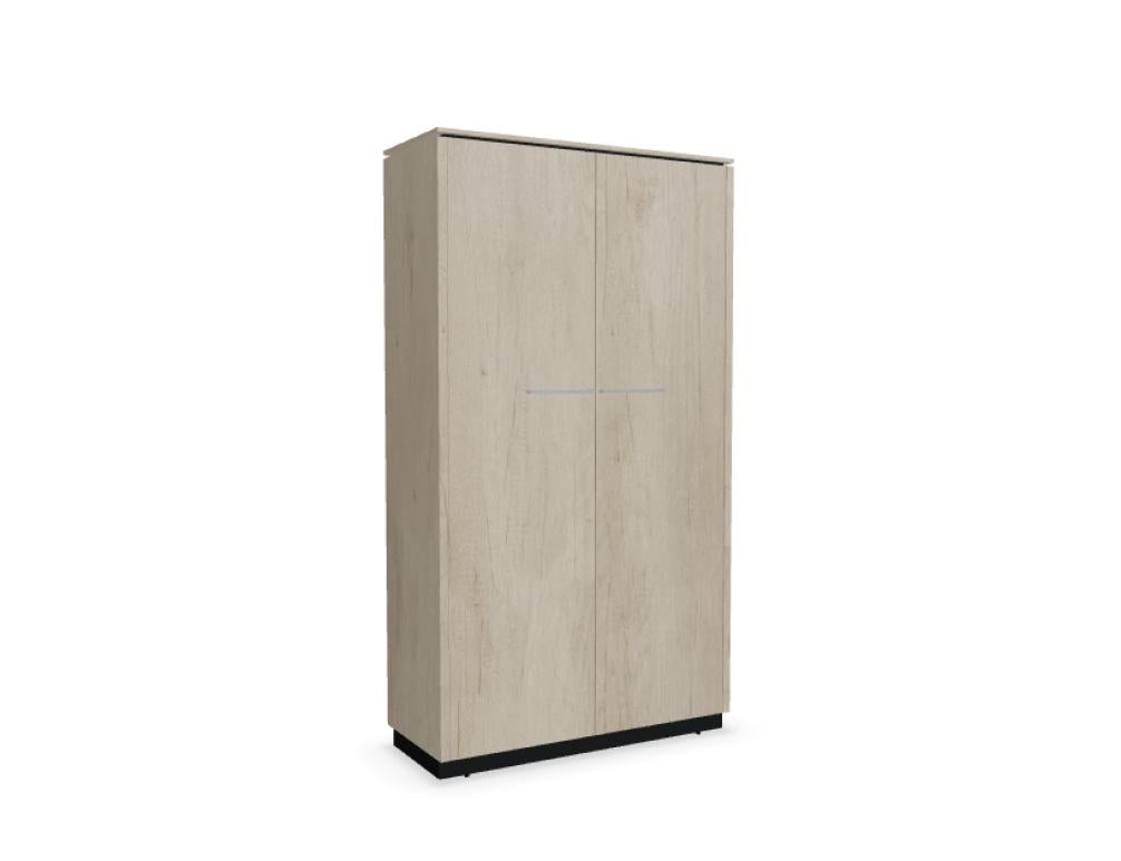 Status X51 - Schrank in Eiche Grau präsentiert im Onlineshop von KAQTU Design AG. Büroschrank ist von Mdd