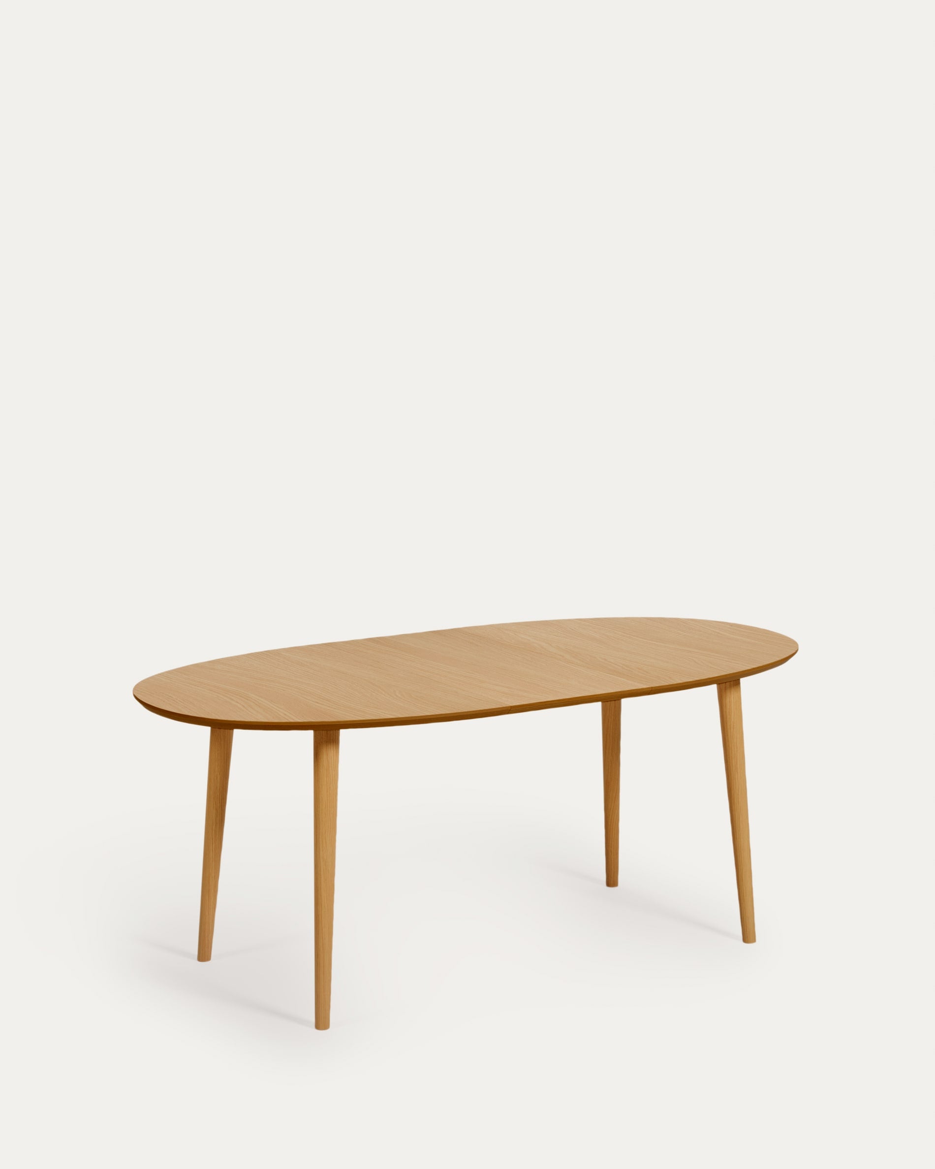 Eleganter Oqui Ausziehtisch: Eichenfurnier & Massivholz, 140-220cm.