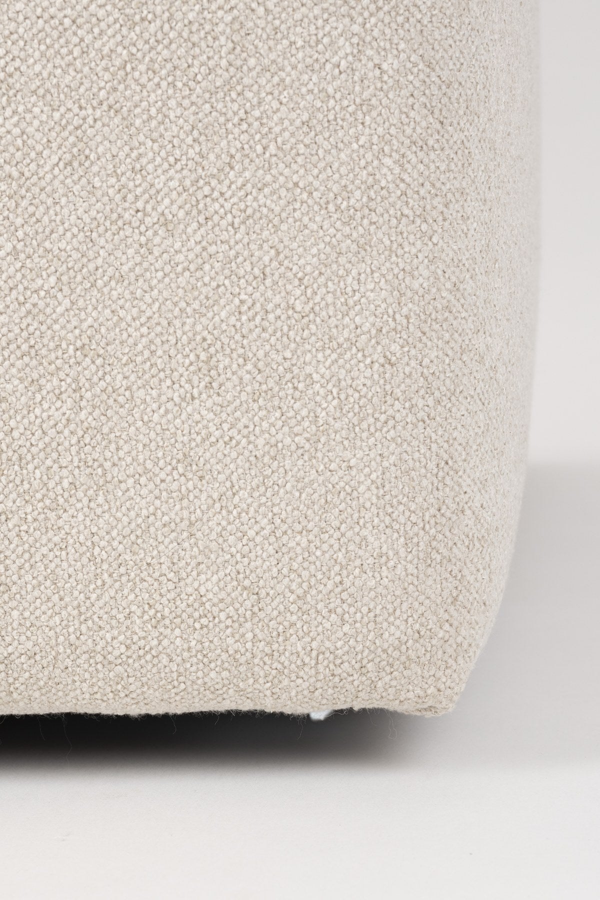 Gepolstertes Sofa-Element in Sand mit Sitzfläche aus Off-White Polyester und Polyesterschaum-Füllung, modulares Design von Zuiver.