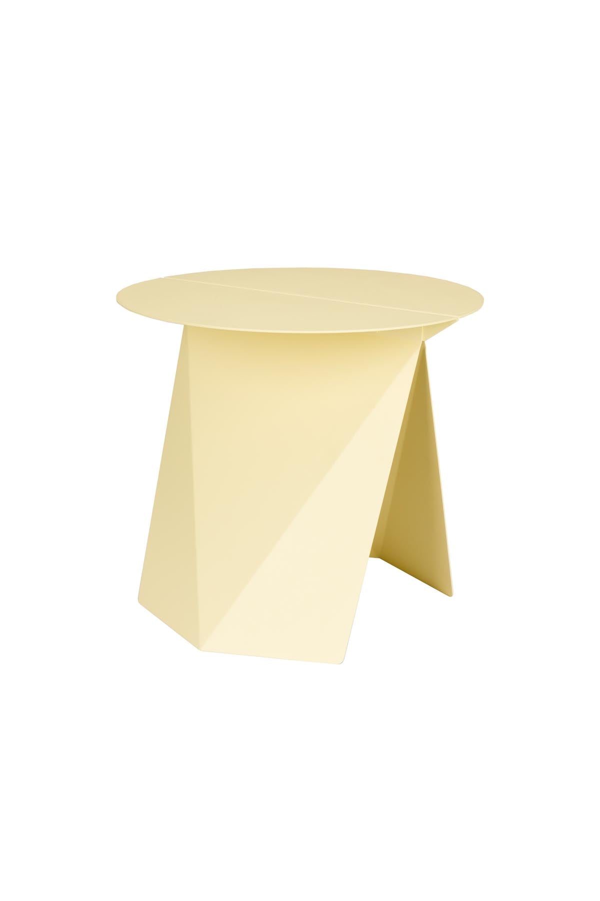 Beistelltisch Foldy in Gelb präsentiert im Onlineshop von KAQTU Design AG. Beistelltisch ist von Zuiver