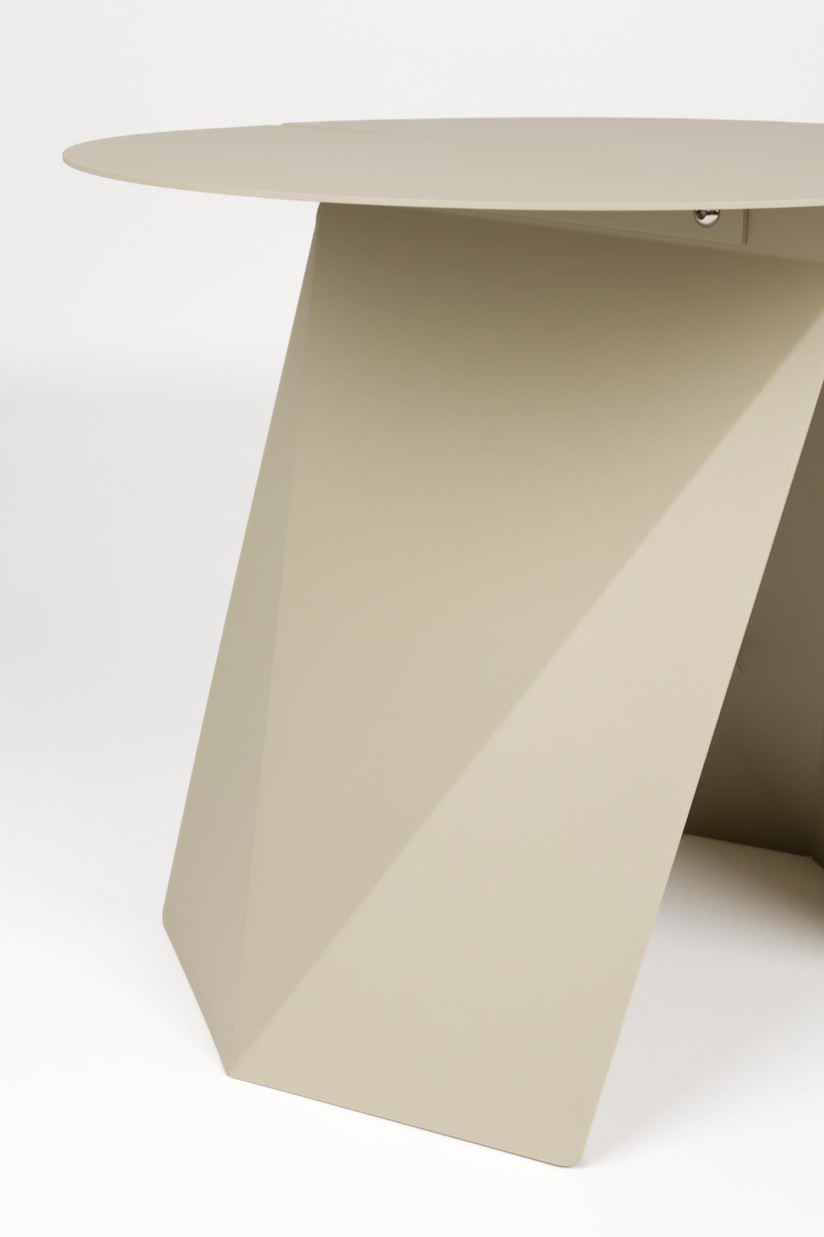 Beistelltisch Foldy in beige präsentiert im Onlineshop von KAQTU Design AG. Beistelltisch ist von Zuiver