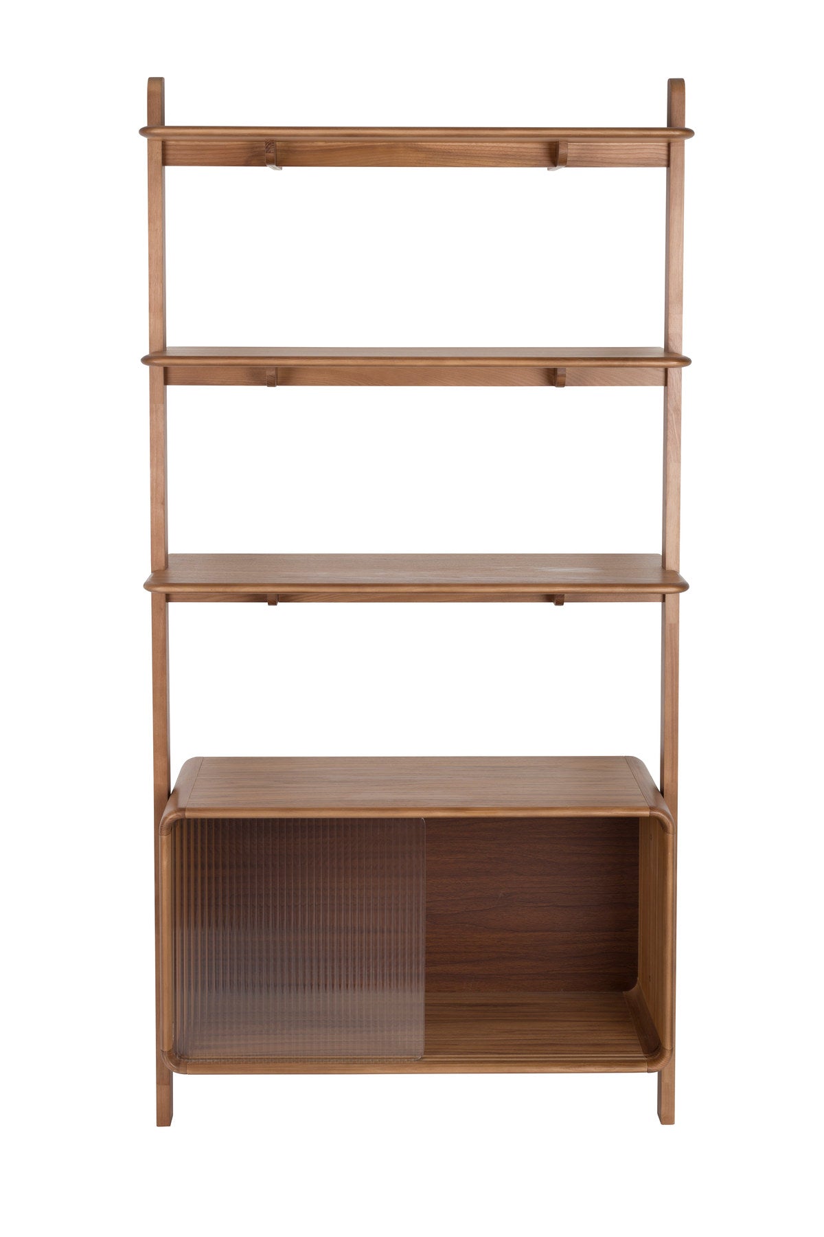 Regal Rise in Braun präsentiert im Onlineshop von KAQTU Design AG. Standregal ist von Zuiver