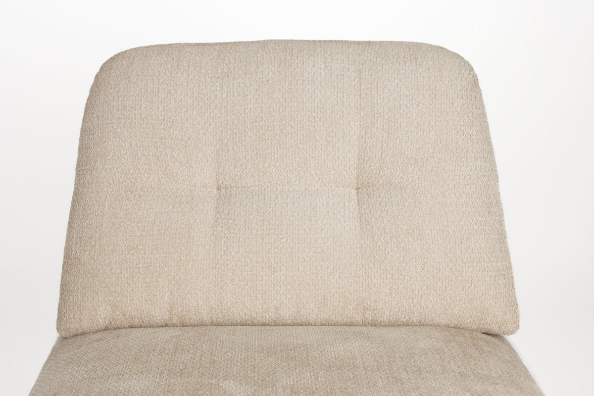 Sessel Benjamin in beige präsentiert im Onlineshop von KAQTU Design AG. Drehsessel ist von Zuiver