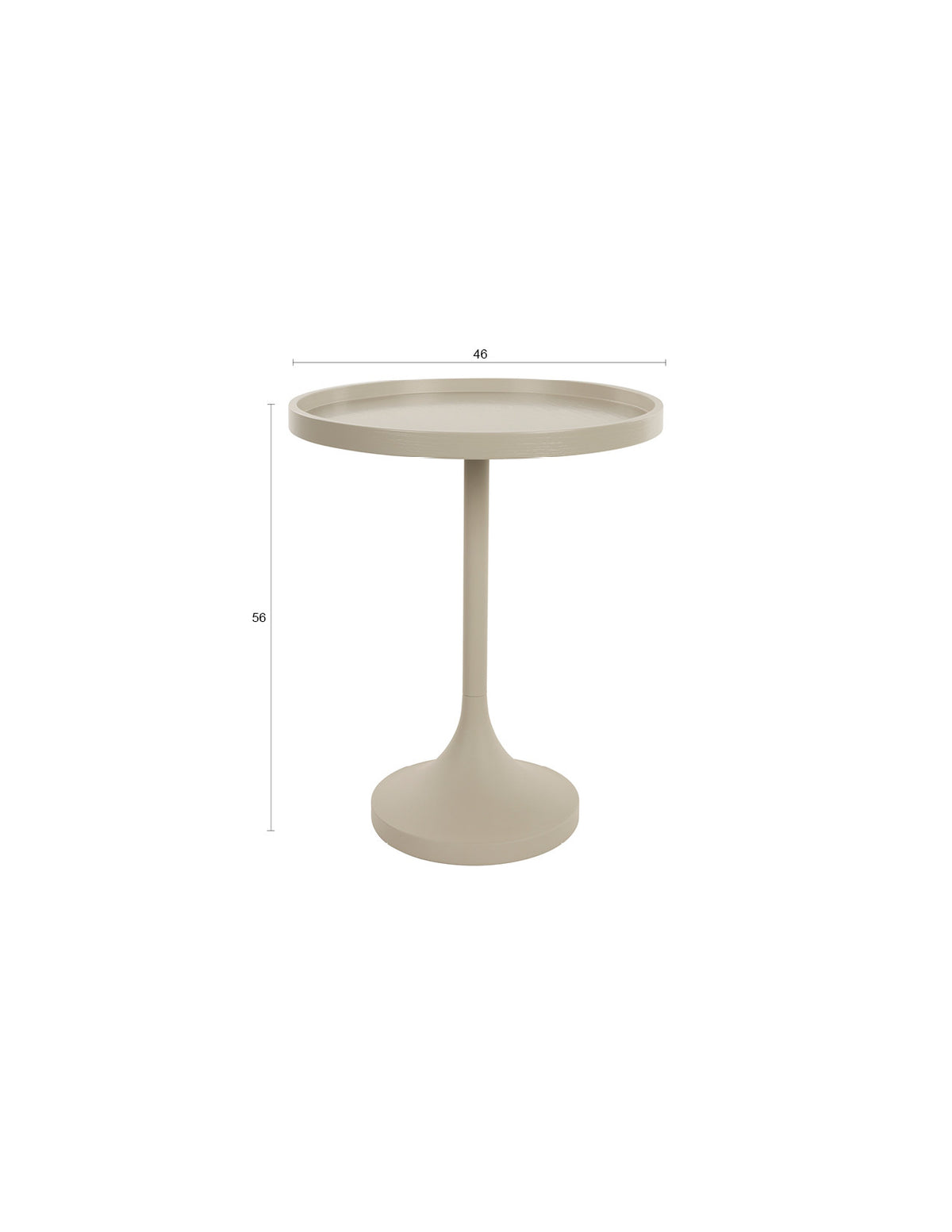 Beistelltisch Jason Beige in beige präsentiert im Onlineshop von KAQTU Design AG. Beistelltisch ist von Zuiver