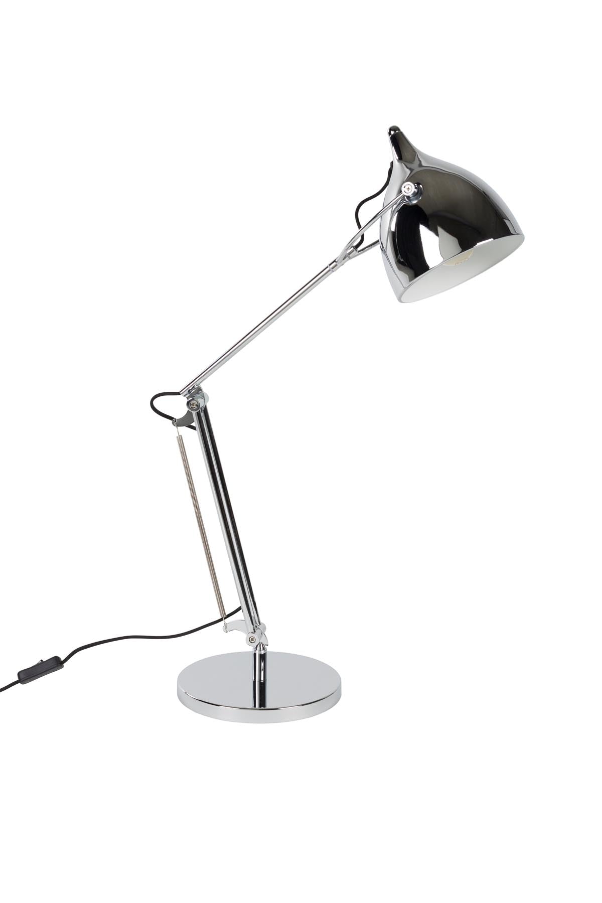 Schreibtischleuchte Reader Chrome in Silber präsentiert im Onlineshop von KAQTU Design AG. Tischleuchte ist von Zuiver