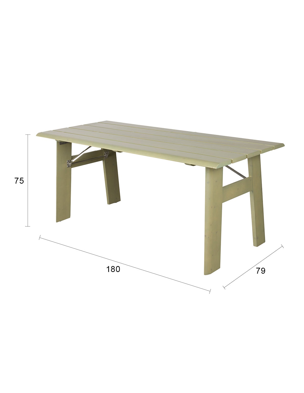 Genießen Sie sonnige Tage mit dem Gartentisch Avenue Desert Sage von Zuiver – ausziehbar, wetterfest und mit elegantem Design für jeden Garten!