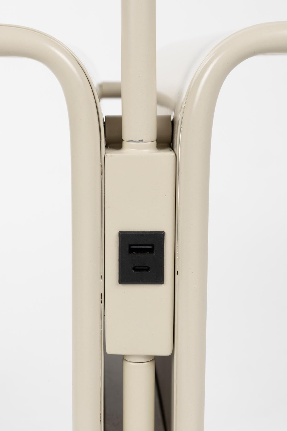 Stehleuchte Lustor in beige präsentiert im Onlineshop von KAQTU Design AG. Stehleuchte ist von Zuiver