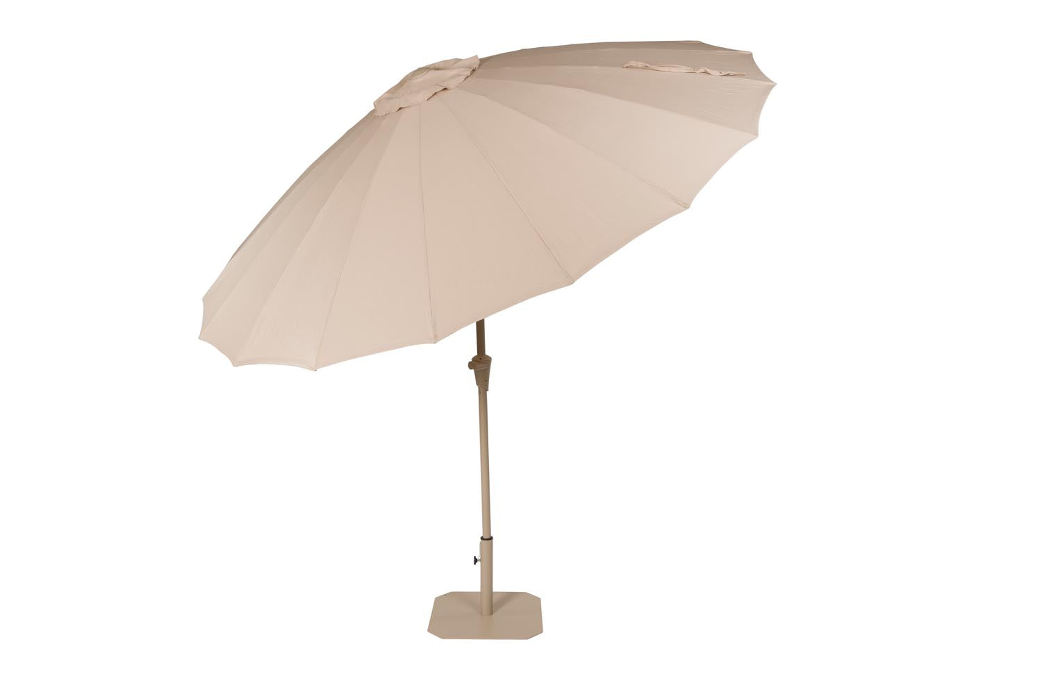 Entdecken Sie den eleganten Sunbrella Sunshine Set Brown Rice von Zuiver – der ideale Sonnenschirm für stilvolle Outdoor-Entspannung.