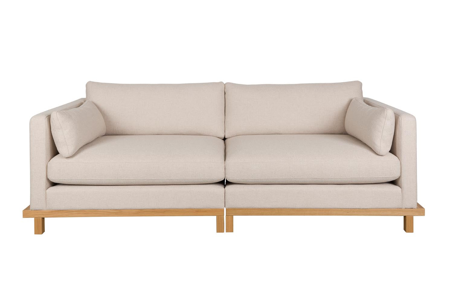 Sofa Blossom 3-Seater in Sand präsentiert im Onlineshop von KAQTU Design AG. 3er Sofa ist von Zuiver