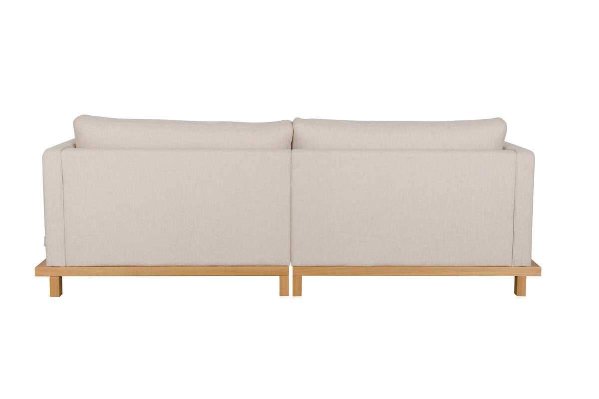Sofa Blossom 3-Sitzer in Creme präsentiert im Onlineshop von KAQTU Design AG. 3er Sofa ist von Zuiver
