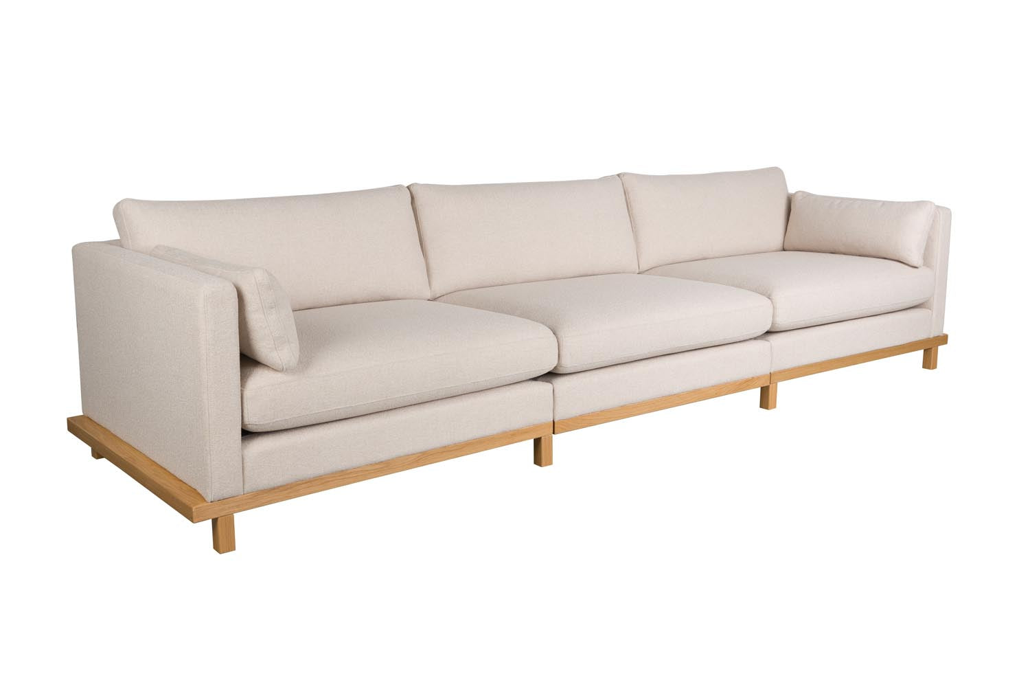 Entdecken Sie das stilvolle 4,5-Sitzer Sofa Blossom von Zuiver in elegantem Sand – perfekt für Ihr modernes Zuhause.