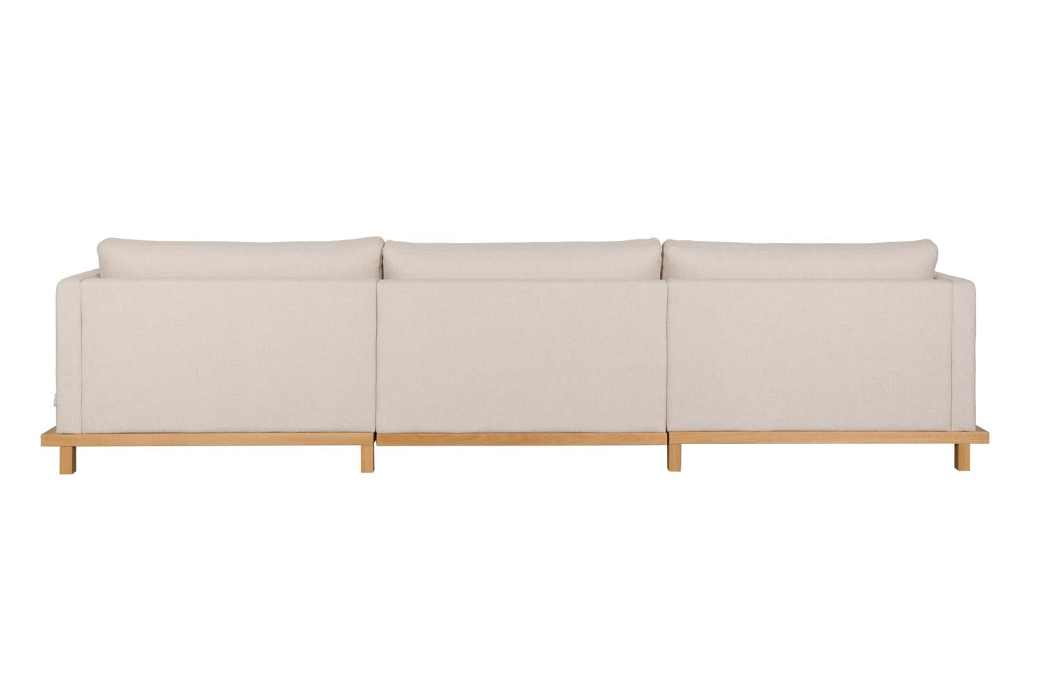 Erleben Sie das elegante 4,5-Sitzer Sofa Blossom von Zuiver in sanften Sandtönen – ideal für ein modernes Wohnambiente.