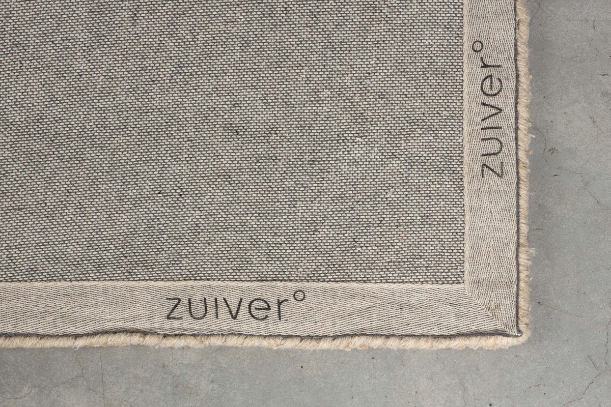 Teppich Luwte von Zuiver aus Polyester und Baumwolle in Rot oder Beige, ohne Fransen