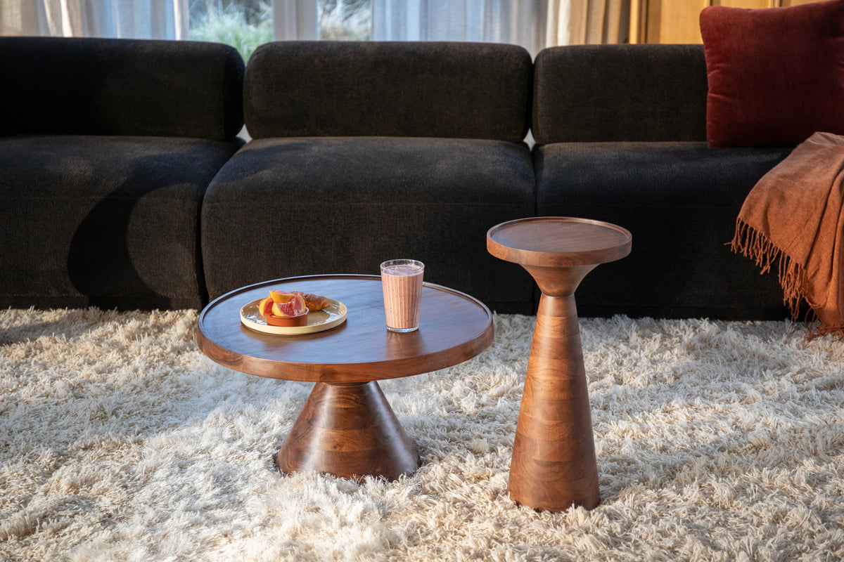 Coffee Table Floss in Braun präsentiert im Onlineshop von KAQTU Design AG. Couchtisch ist von Zuiver