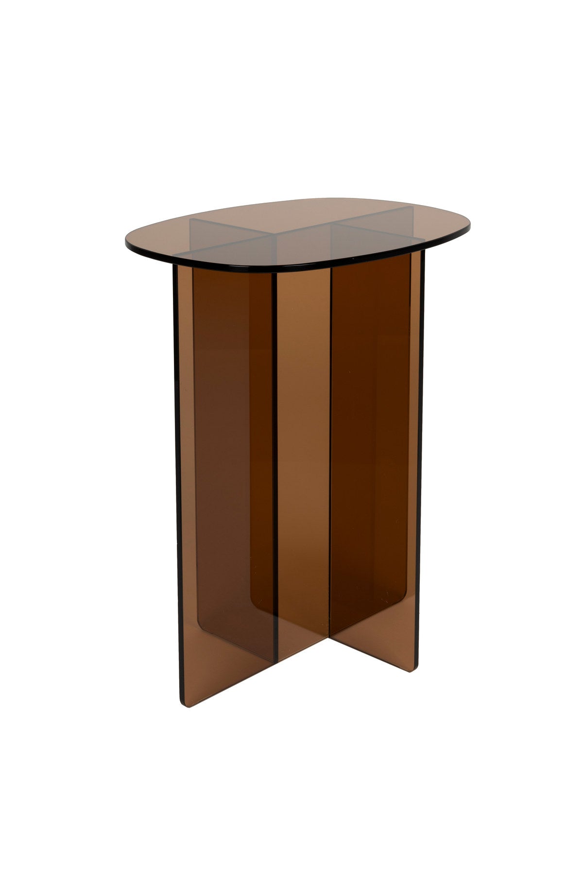 Beistelltisch Linea in Braun präsentiert im Onlineshop von KAQTU Design AG. Beistelltisch ist von Zuiver
