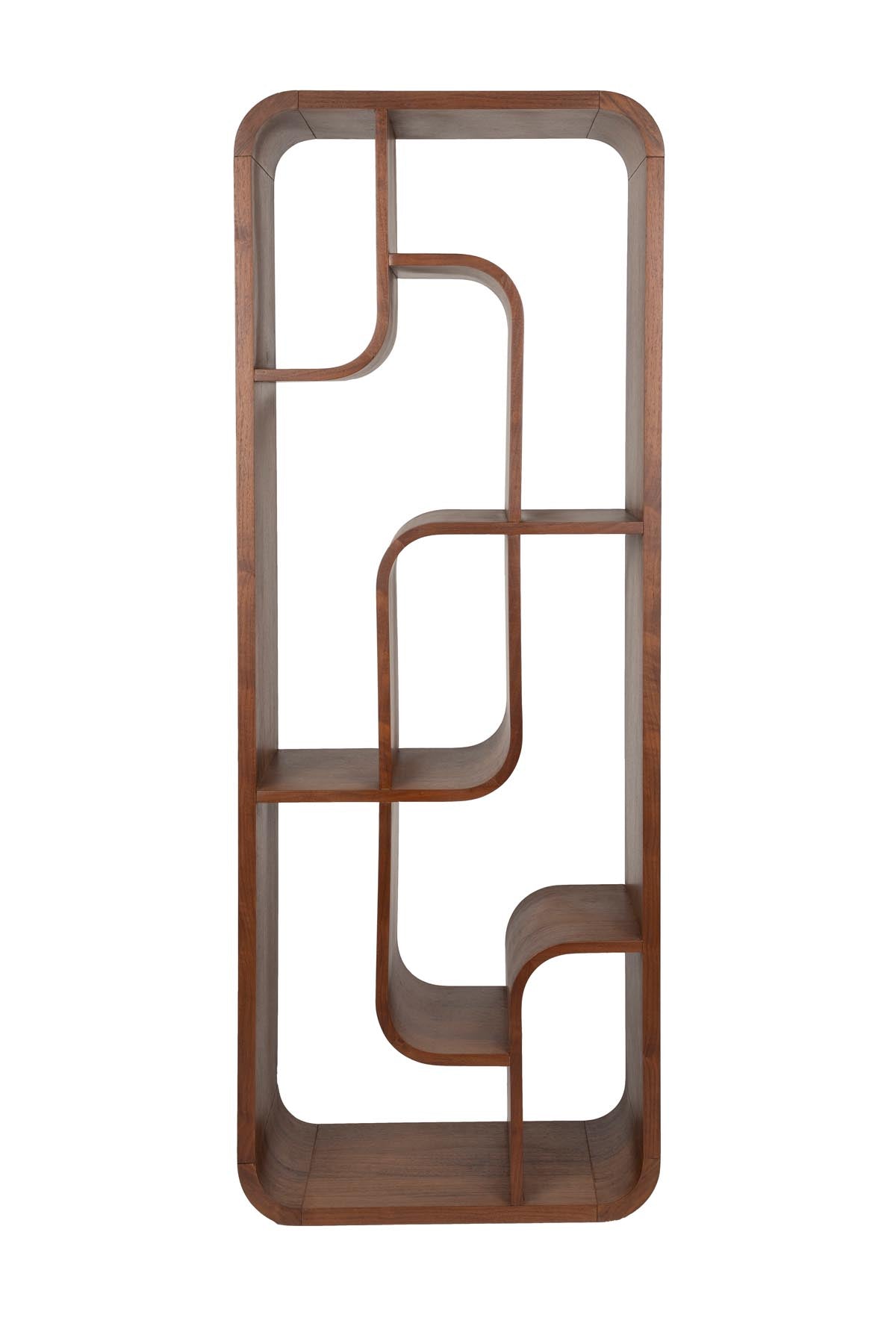 Seven Regal in Braun präsentiert im Onlineshop von KAQTU Design AG. Cabinet ist von Zuiver