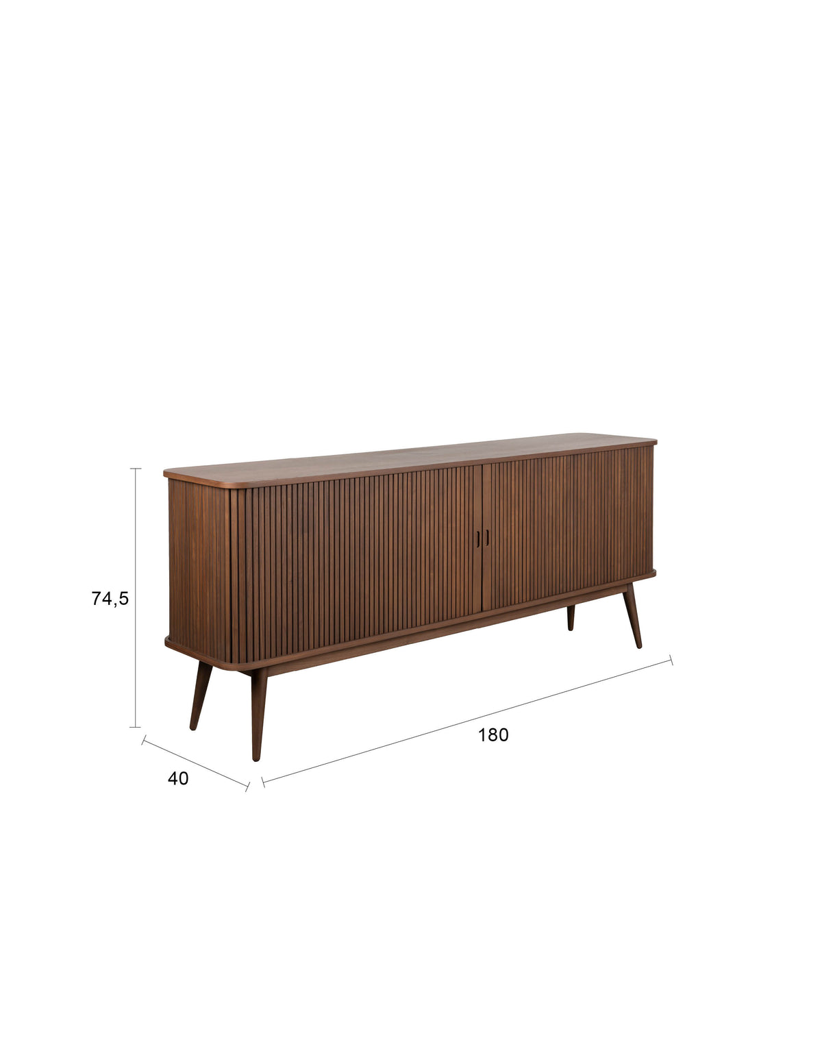 Sideboard Barbier in Braun präsentiert im Onlineshop von KAQTU Design AG. Sideboard ist von Zuiver