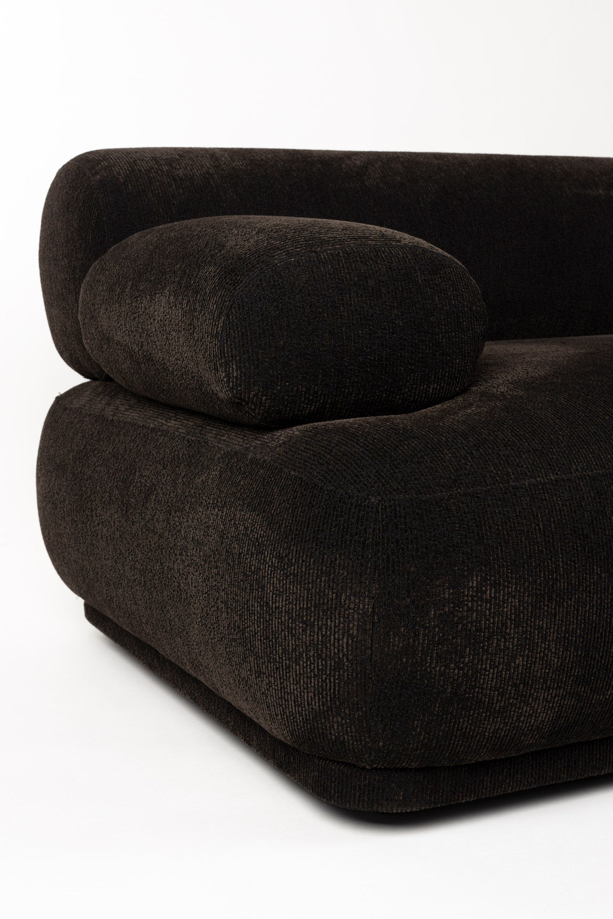 Sofa Rembrandt 7.5-Sitzer Links in Braun präsentiert im Onlineshop von KAQTU Design AG. Ecksofa ist von Zuiver