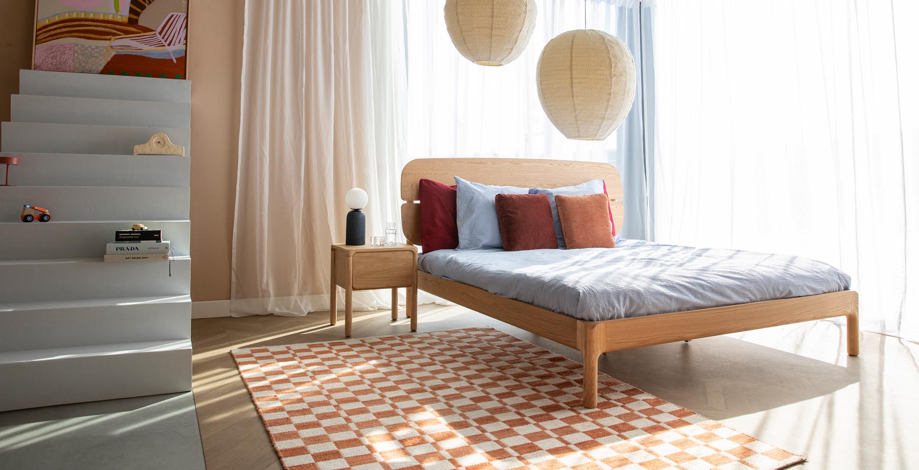 Kissen Nube in Terrakotta präsentiert im Onlineshop von KAQTU Design AG. Deko Kissen ist von Zuiver