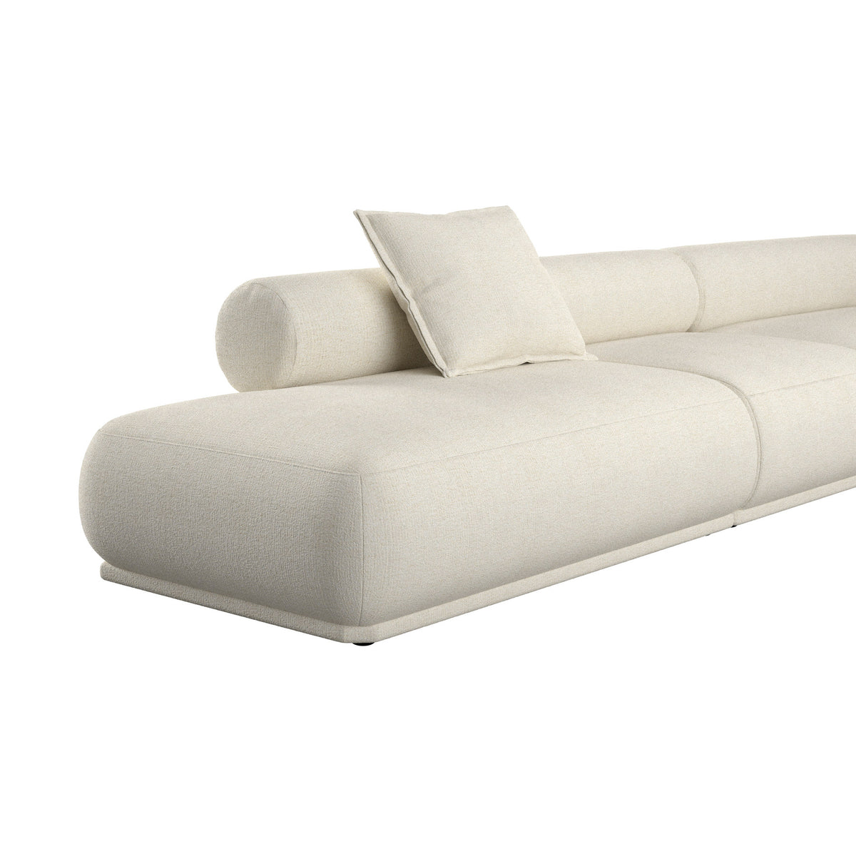 Sofa Rembrandt 4.5-Sitzer Rechts in beige präsentiert im Onlineshop von KAQTU Design AG. 4er Sofa ist von Zuiver