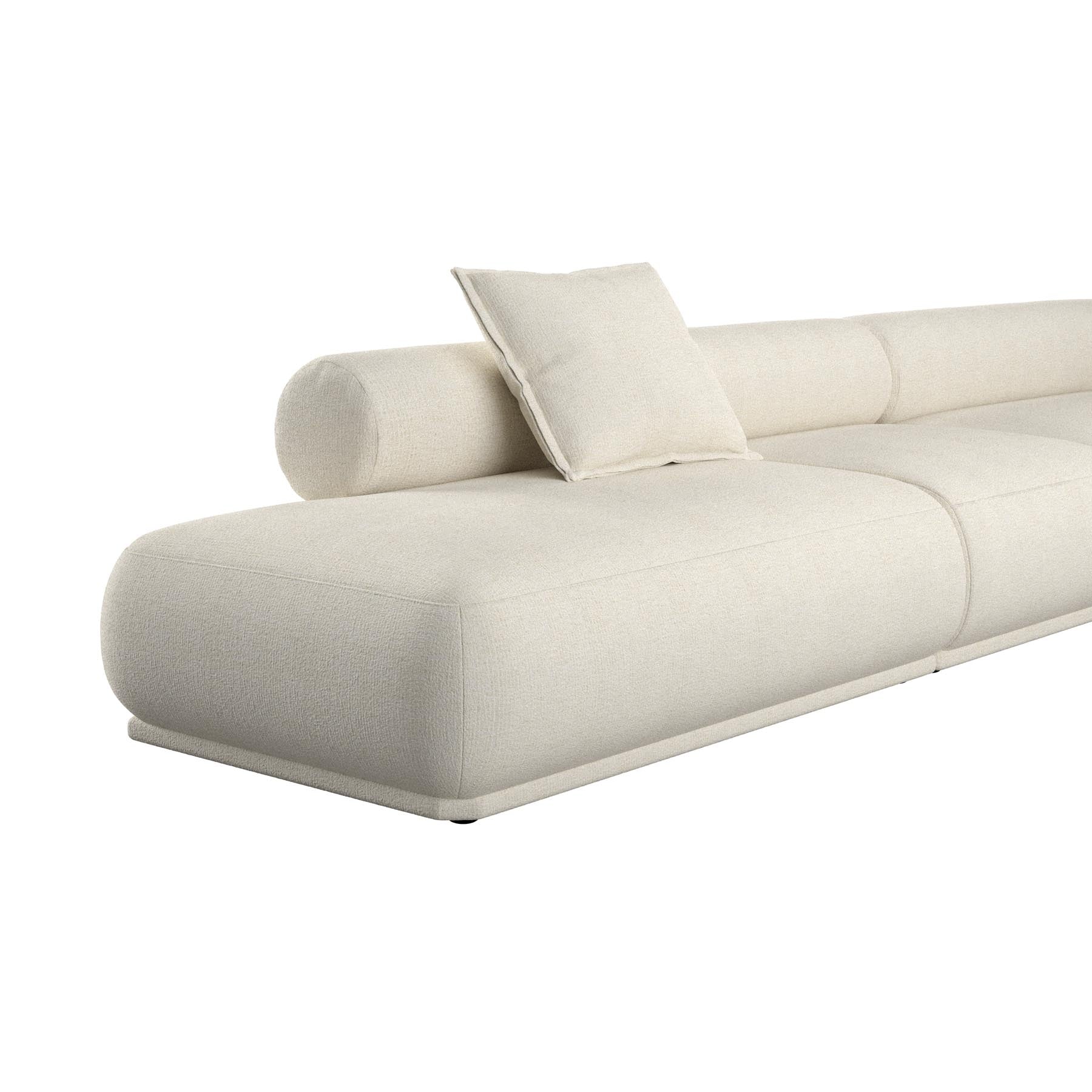 Sofa Rembrandt 4.5-Sitzer Rechts in Beige präsentiert im Onlineshop von KAQTU Design AG. 4er Sofa ist von Zuiver