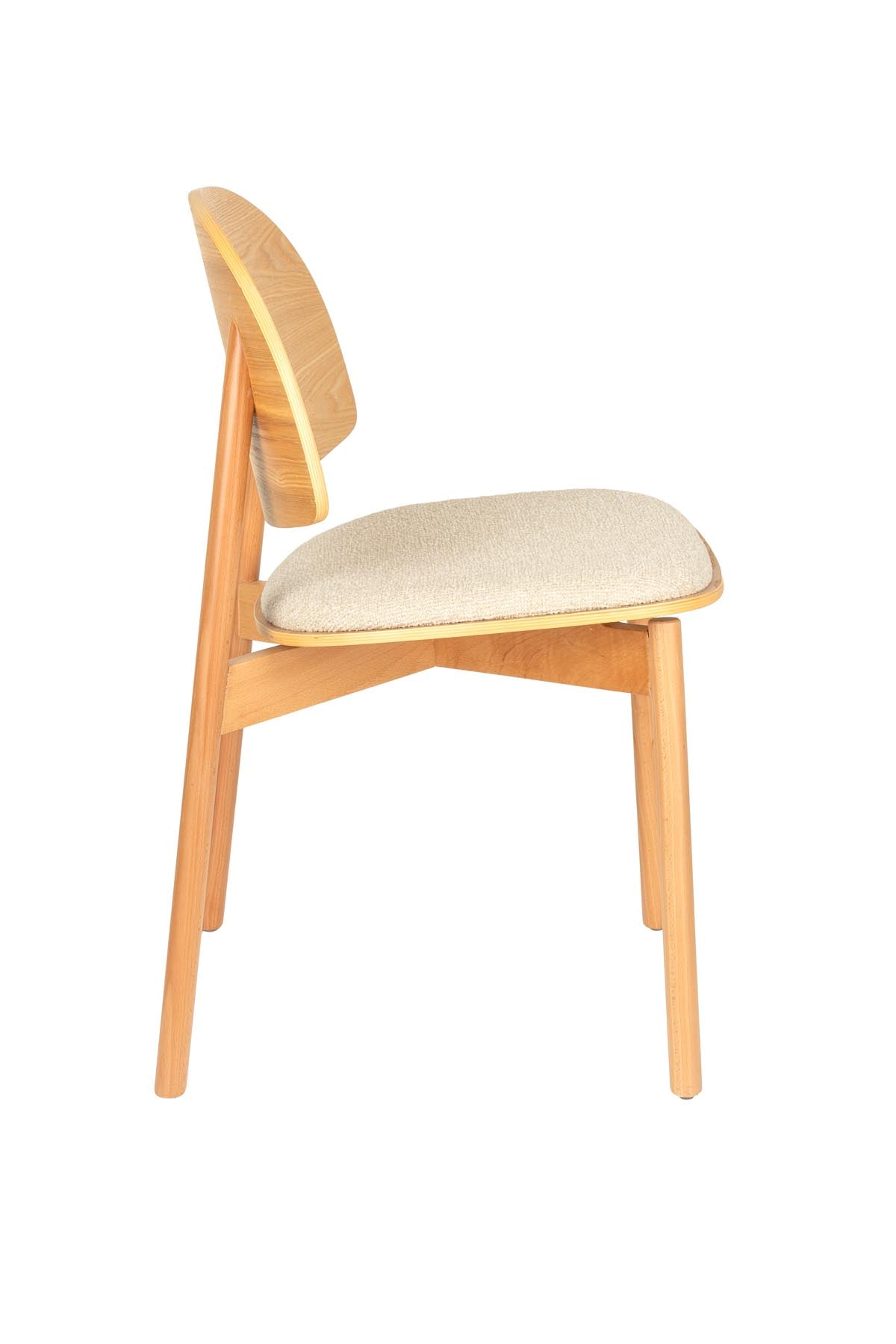 Stuhl Sunrise in Natürlich präsentiert im Onlineshop von KAQTU Design AG. Stuhl ist von Zuiver