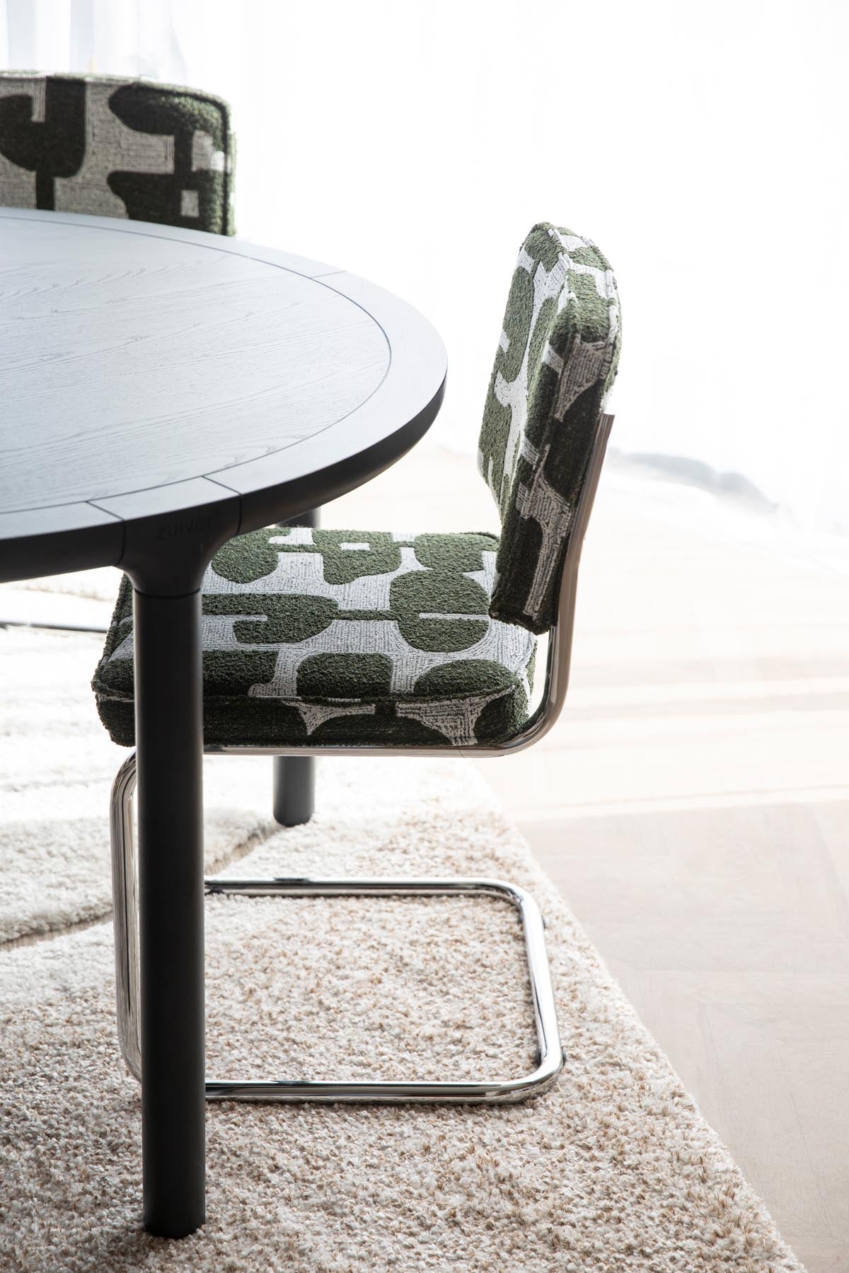 Stuhl Ridge in Deco Grün präsentiert im Onlineshop von KAQTU Design AG. Stuhl ist von Zuiver