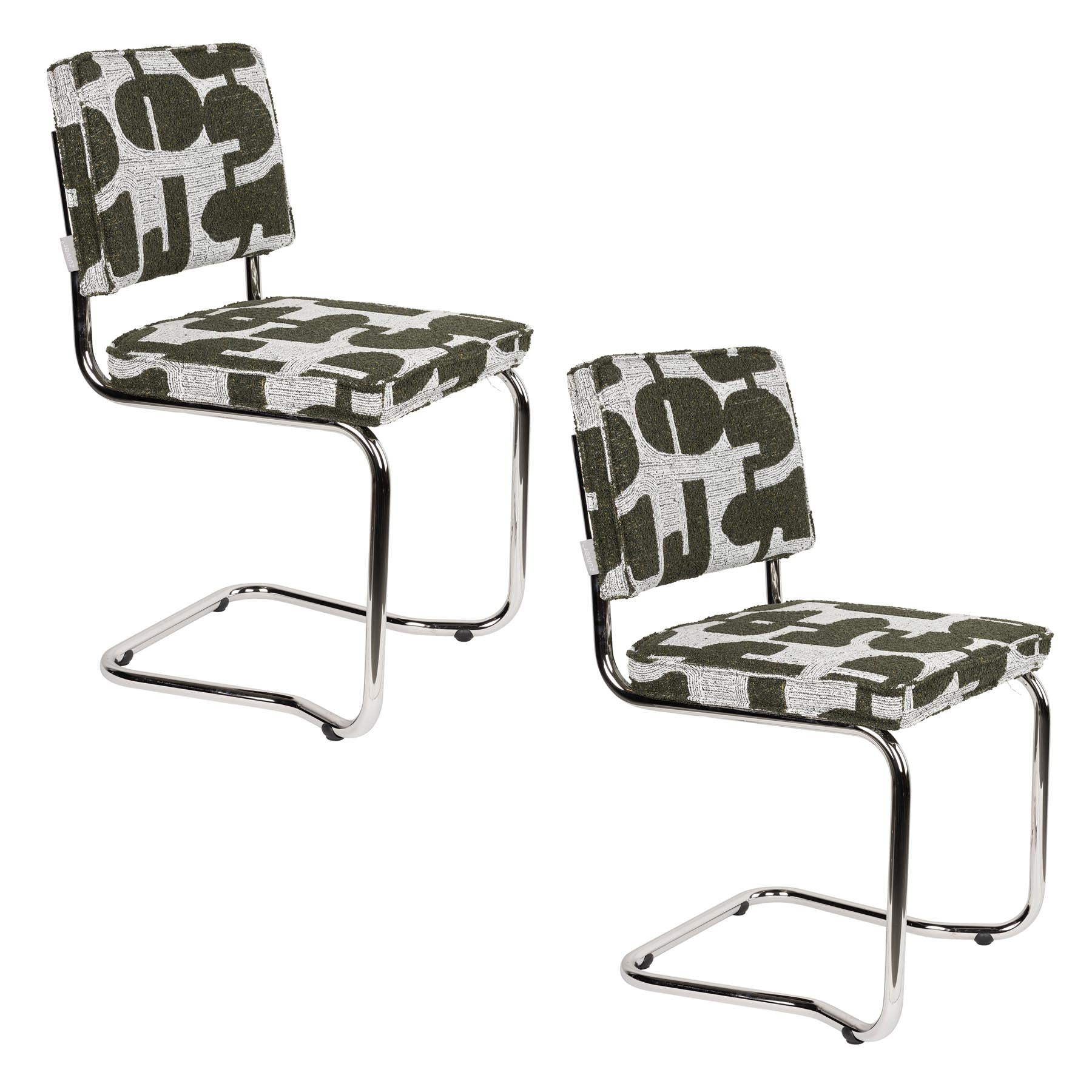 Stuhl Ridge Kink Soft in Grün präsentiert im Onlineshop von KAQTU Design AG. Stuhl ist von Zuiver