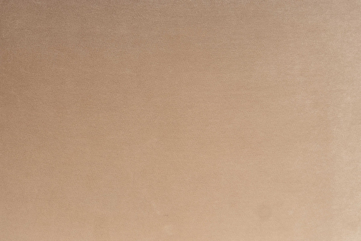 Beige gepolstertes Ecksofa rechts mit Chaise Longue, Modell Hazel von Zuiver, Sitzfläche aus weichem Polyesterstoff mit runden Formen.