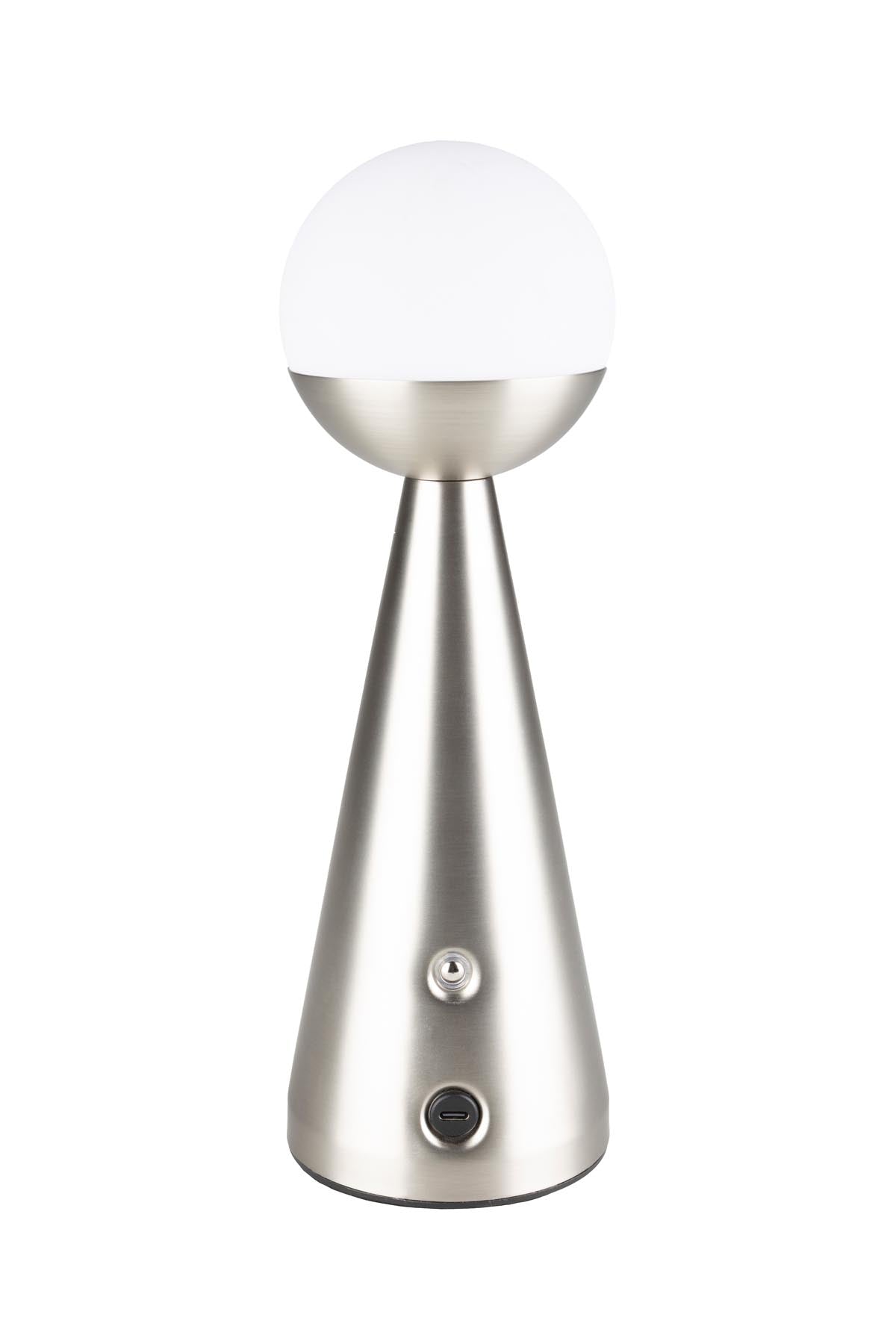 Tischlampe Bello in Silber präsentiert im Onlineshop von KAQTU Design AG. Tischleuchte ist von Zuiver