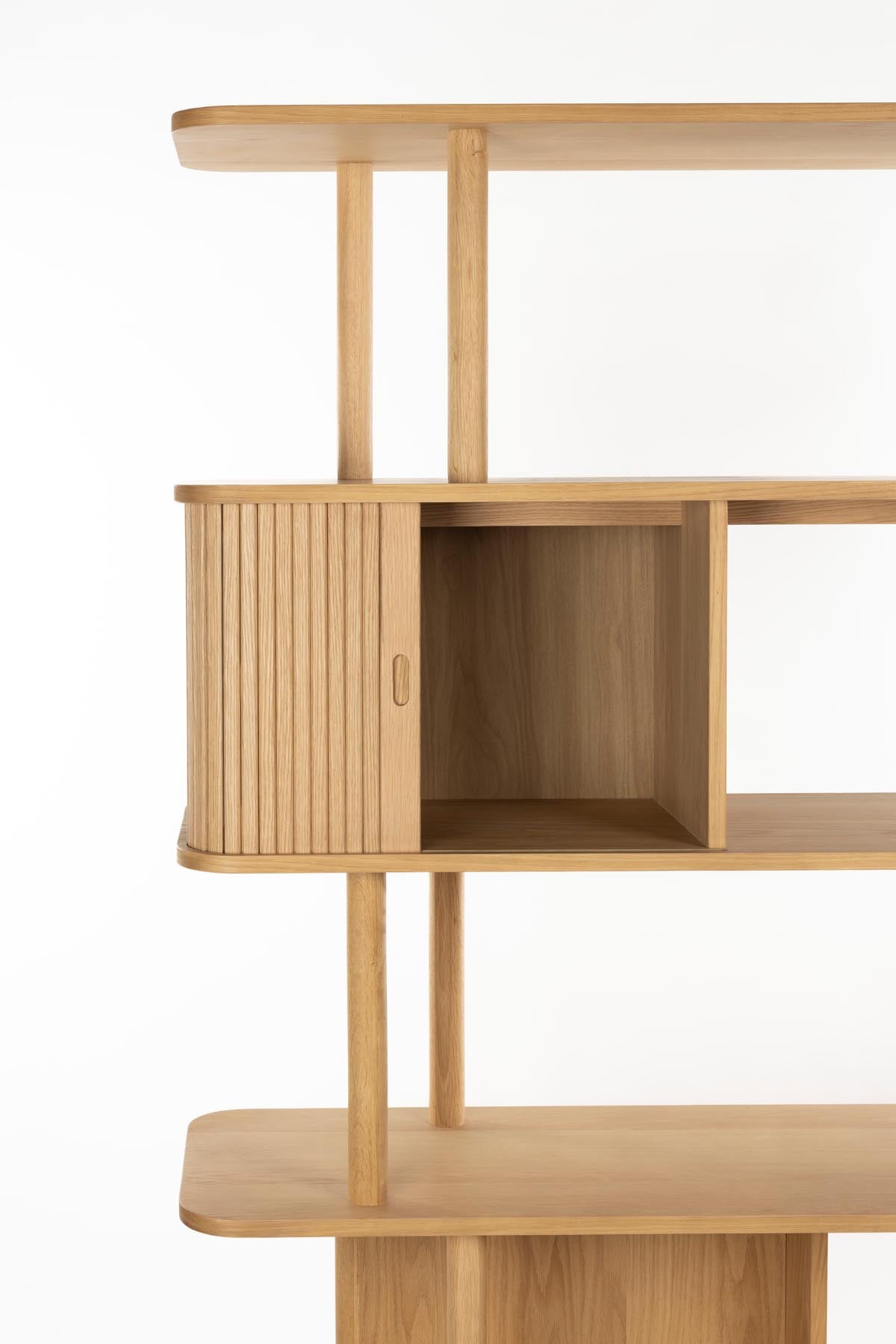 Bücherregal Barbier in Natürlich präsentiert im Onlineshop von KAQTU Design AG. Cabinet ist von Zuiver