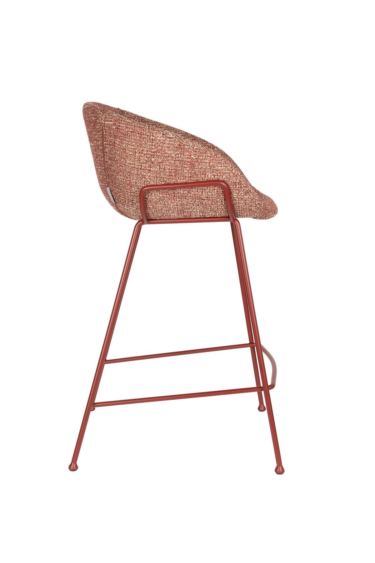Barhocker Feston in Rot präsentiert im Onlineshop von KAQTU Design AG. Barstuhl ist von Zuiver