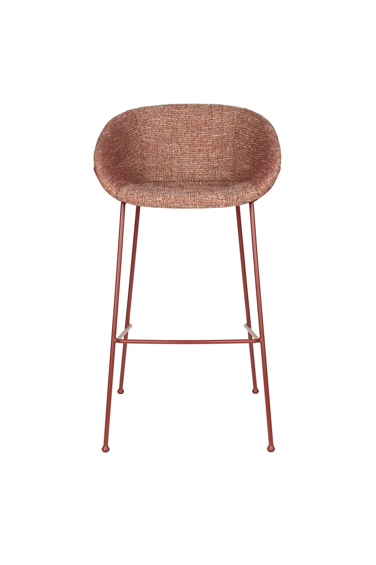 Barhocker Feston in Rot präsentiert im Onlineshop von KAQTU Design AG. Barstuhl ist von Zuiver