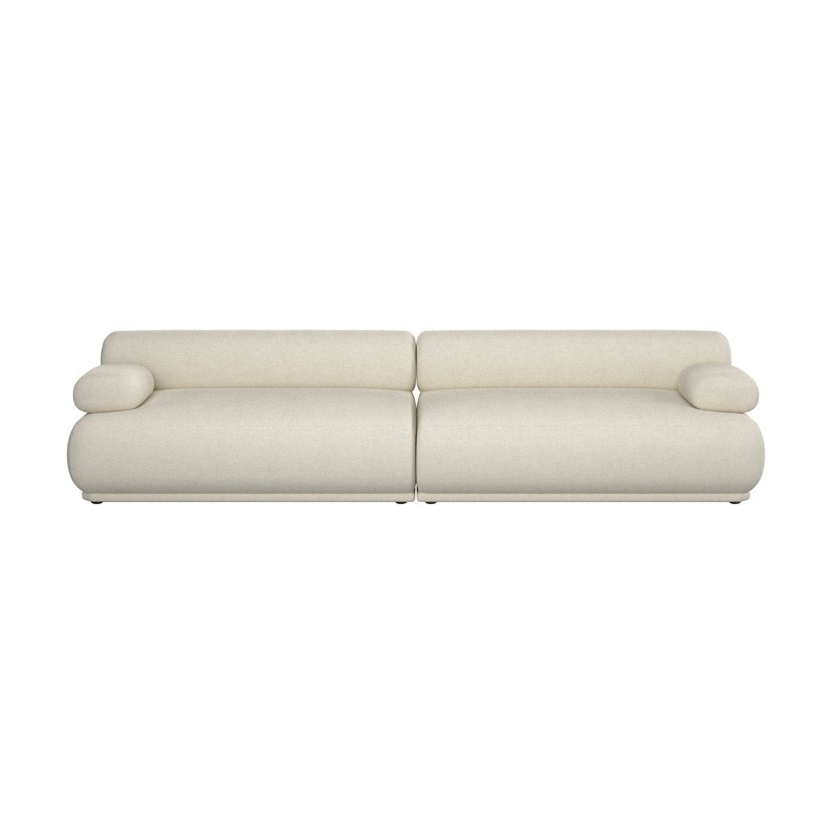 Sofa Rembrandt 3-Sitzer in beige präsentiert im Onlineshop von KAQTU Design AG. 3er Sofa ist von Zuiver