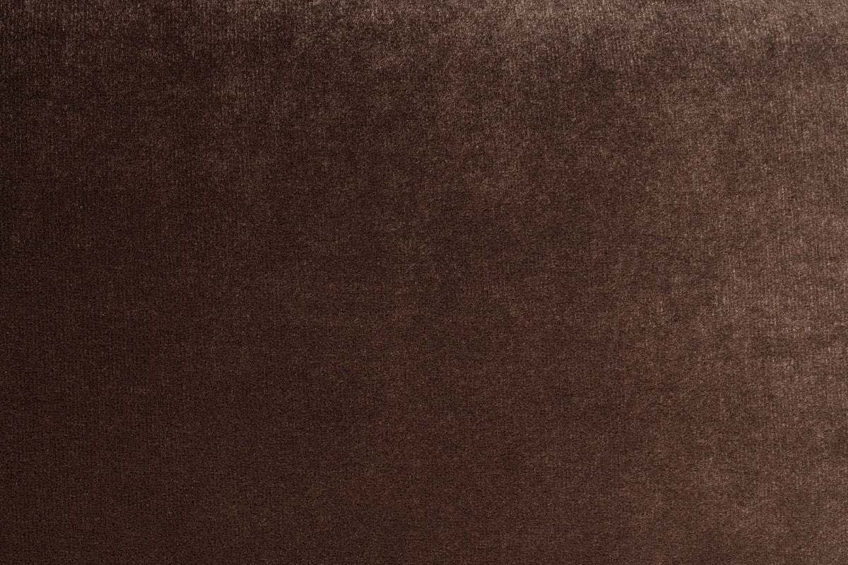 Braunes Ecksofa links Hazel von Zuiver mit Chaise Longue, gepolsterter Polyester-Bezug, grosszügige Form und weiche Rundungen.