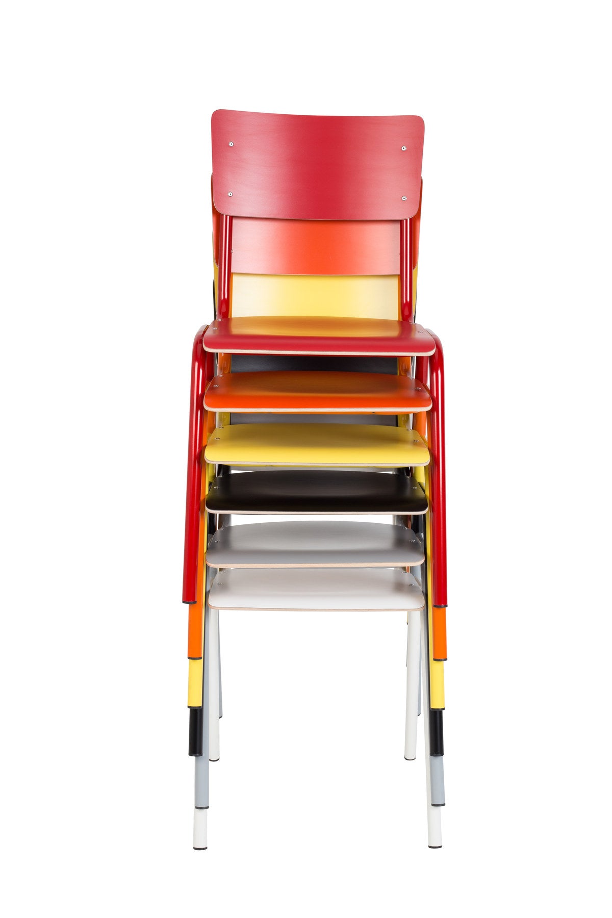 Stuhl Back to School HPL in Schwarz präsentiert im Onlineshop von KAQTU Design AG. Stuhl ist von Zuiver