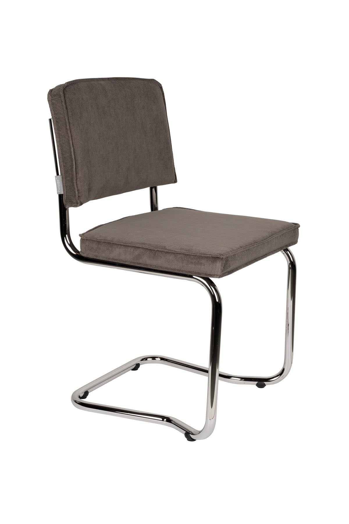 Stuhl Ridge in Graubraun präsentiert im Onlineshop von KAQTU Design AG. Stuhl ist von Zuiver