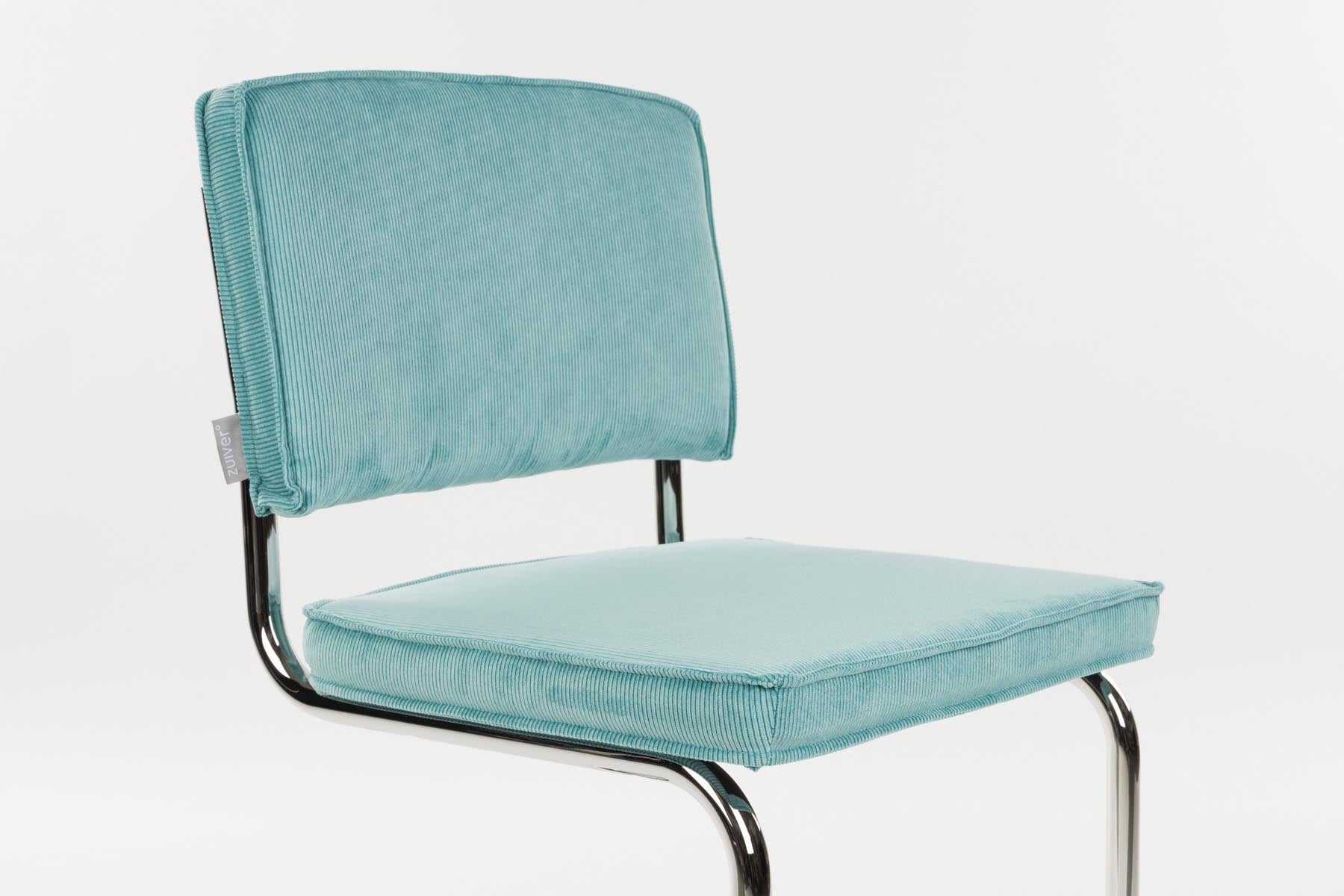 Stuhl Ridge in Blau präsentiert im Onlineshop von KAQTU Design AG. Stuhl ist von Zuiver
