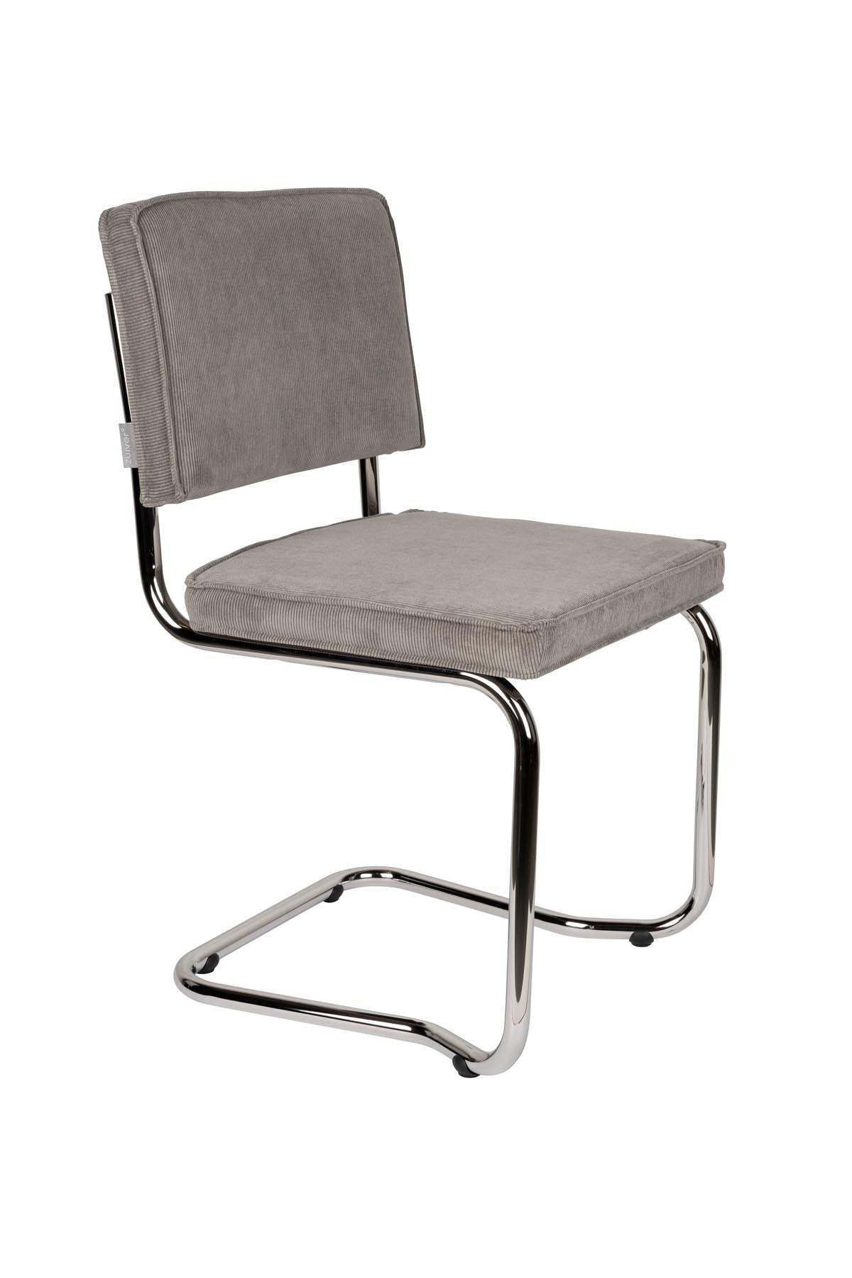 Stuhl Ridge in Grau präsentiert im Onlineshop von KAQTU Design AG. Stuhl ist von Zuiver