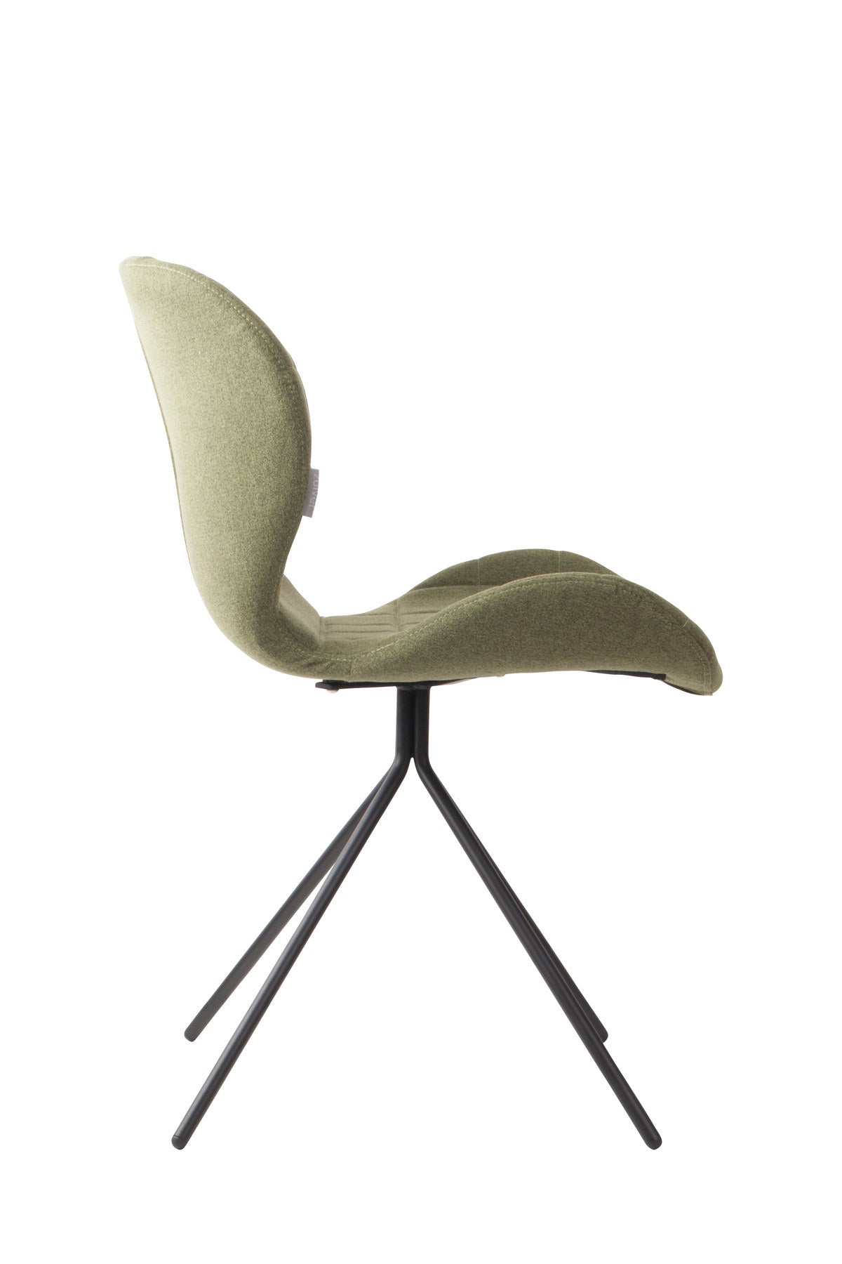 Stuhl Omg in Grün präsentiert im Onlineshop von KAQTU Design AG. Stuhl ist von Zuiver