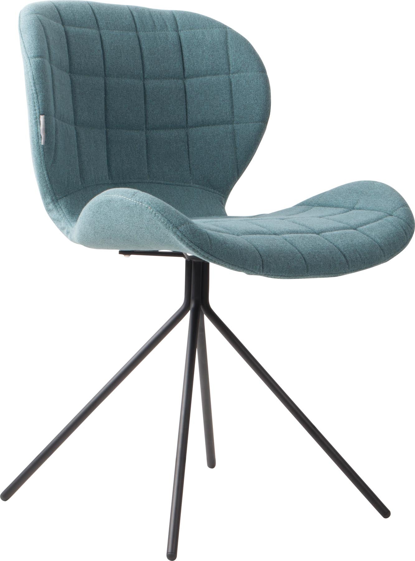 Stuhl OMG in Blau präsentiert im Onlineshop von KAQTU Design AG. Stuhl ist von Zuiver