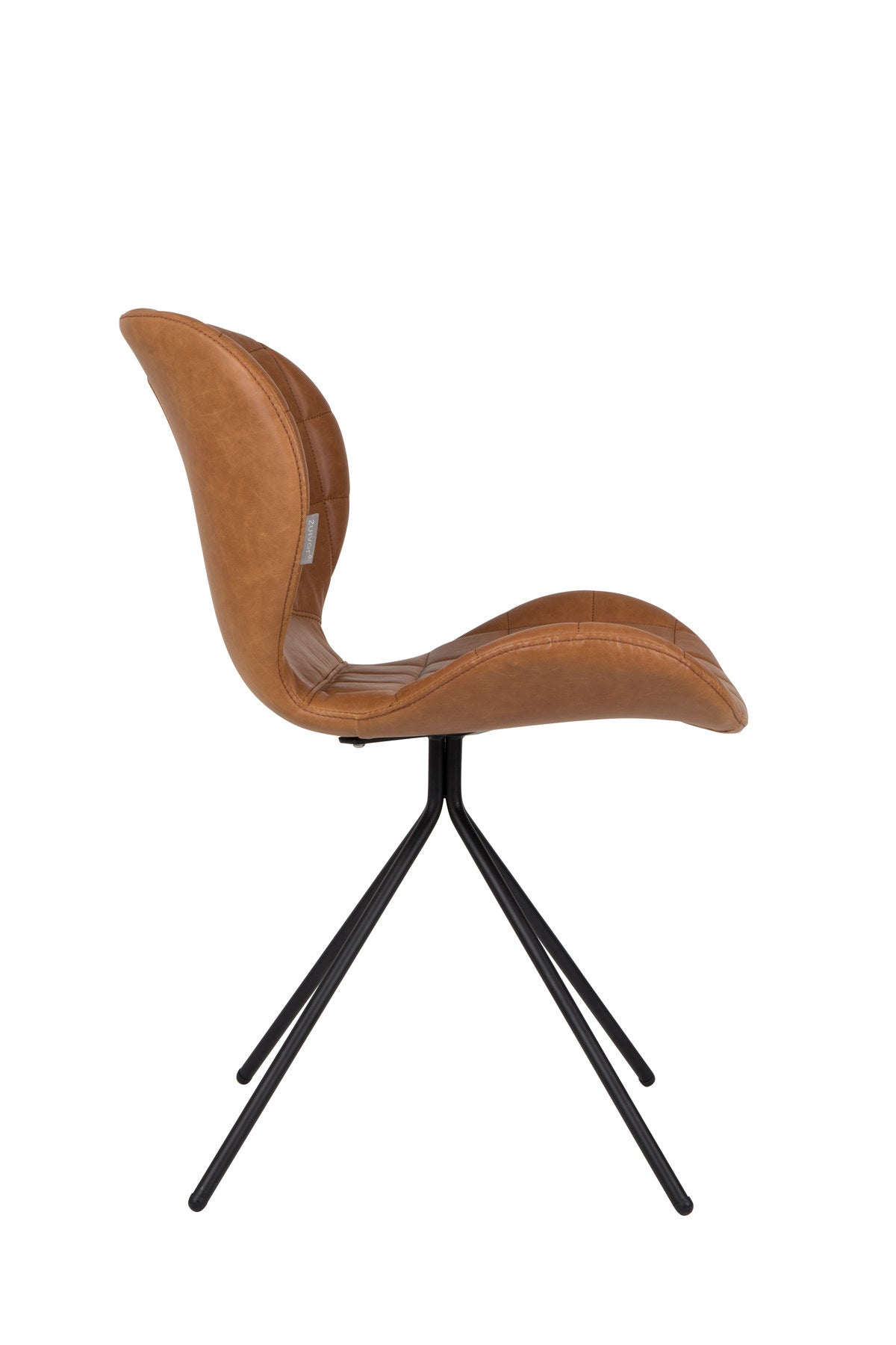Stuhl OMG LL in Braun präsentiert im Onlineshop von KAQTU Design AG. Stuhl ist von Zuiver
