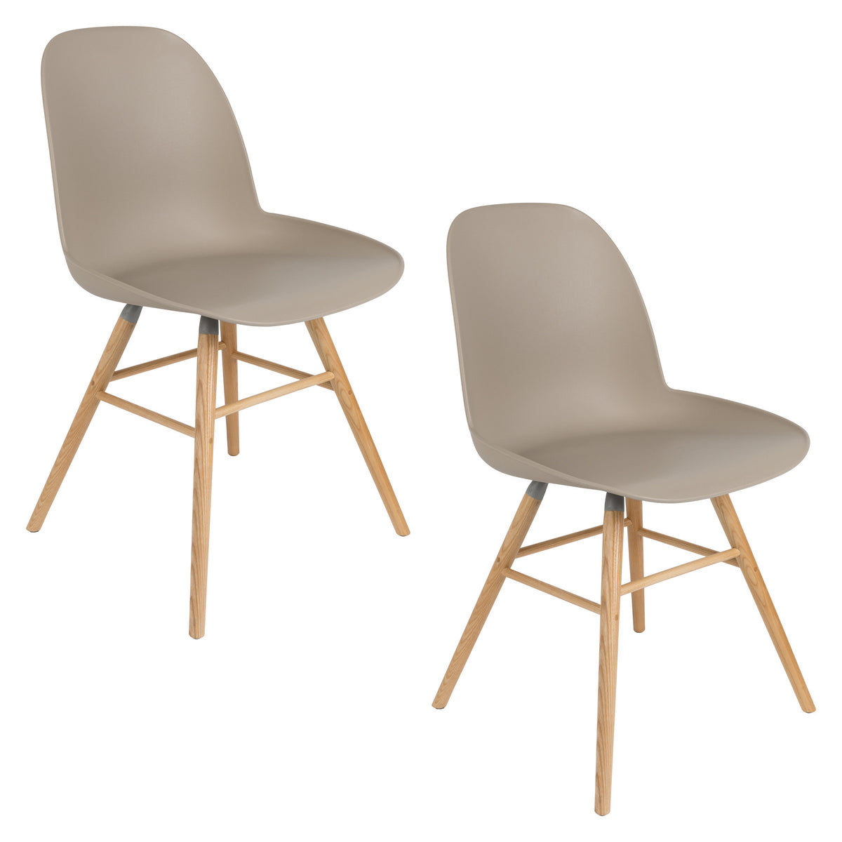Stuhl Albert Kuip in Braun präsentiert im Onlineshop von KAQTU Design AG. Stuhl ist von Zuiver