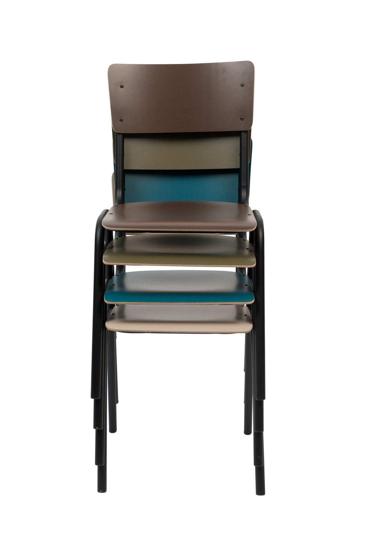 Stuhl Back to School in beige präsentiert im Onlineshop von KAQTU Design AG. Stuhl ist von Zuiver
