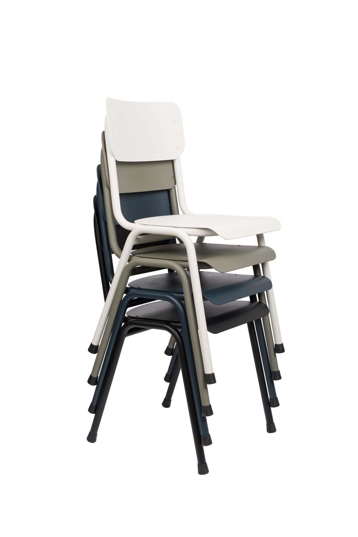 Stuhl Back to School Outdoor in Schwarz präsentiert im Onlineshop von KAQTU Design AG. Stuhl ist von Zuiver