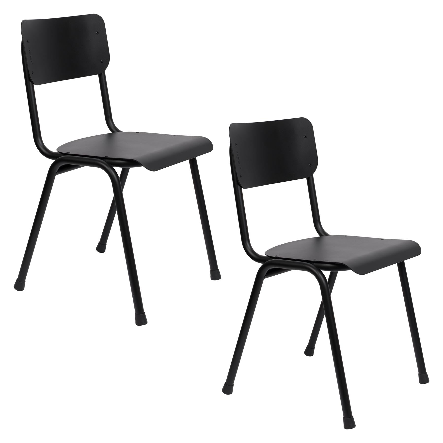 Stuhl Back to School Outdoor in Schwarz präsentiert im Onlineshop von KAQTU Design AG. Stuhl ist von Zuiver