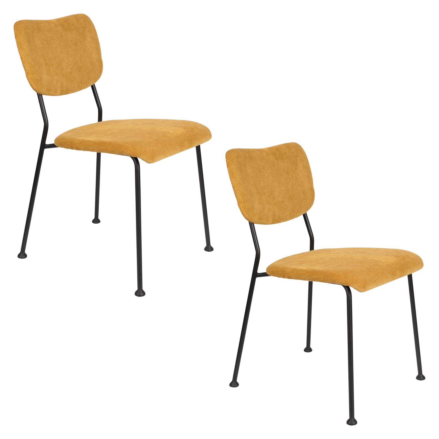 Stuhl Benson in Oker präsentiert im Onlineshop von KAQTU Design AG. Stuhl ist von Zuiver