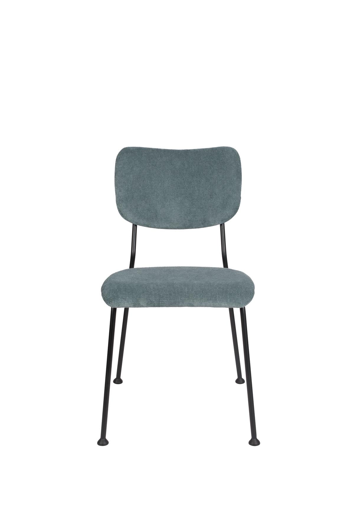 Stuhl Benson in Blau präsentiert im Onlineshop von KAQTU Design AG. Stuhl ist von Zuiver